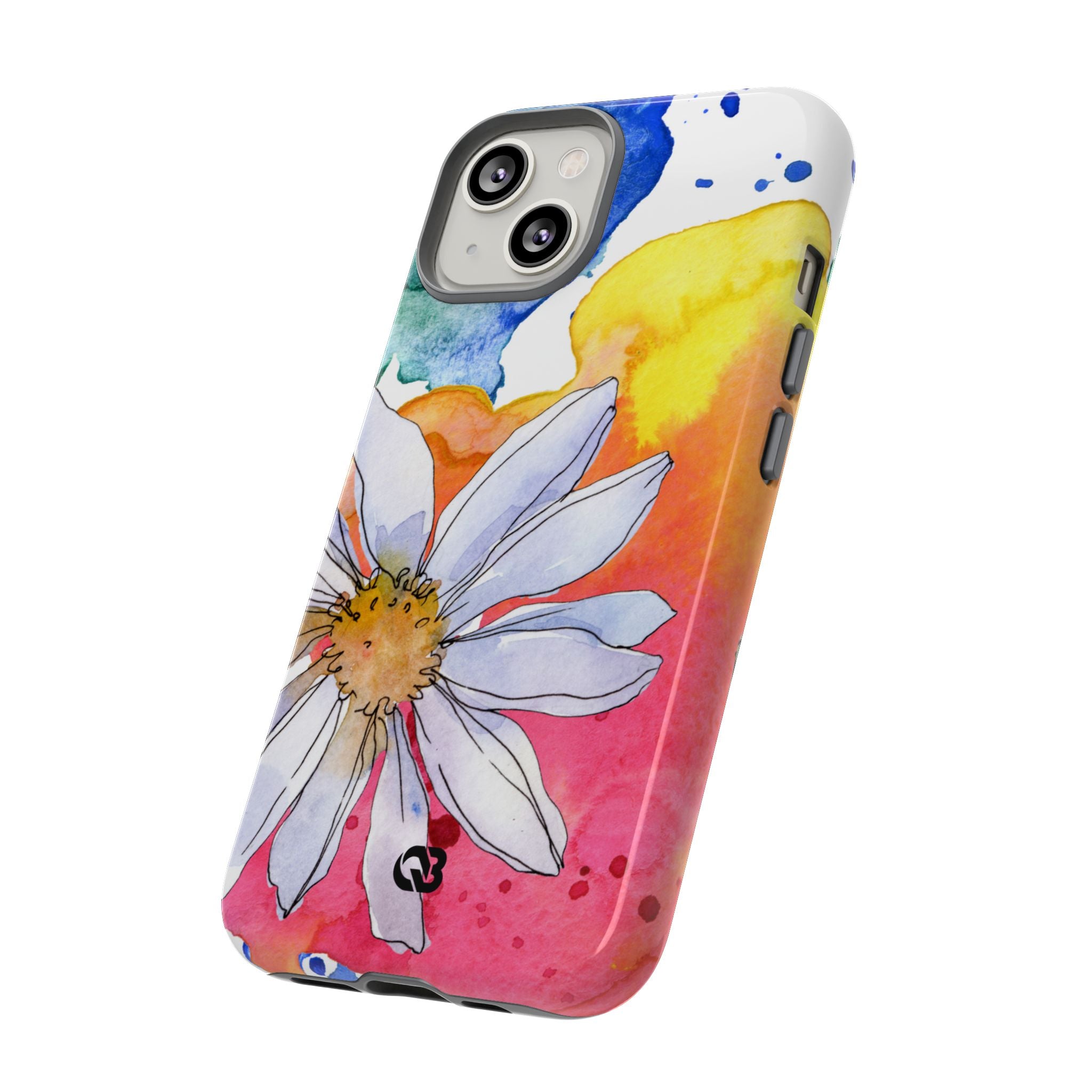 Vivid Bloom Splatter · Tough Handyhülle für iPhone