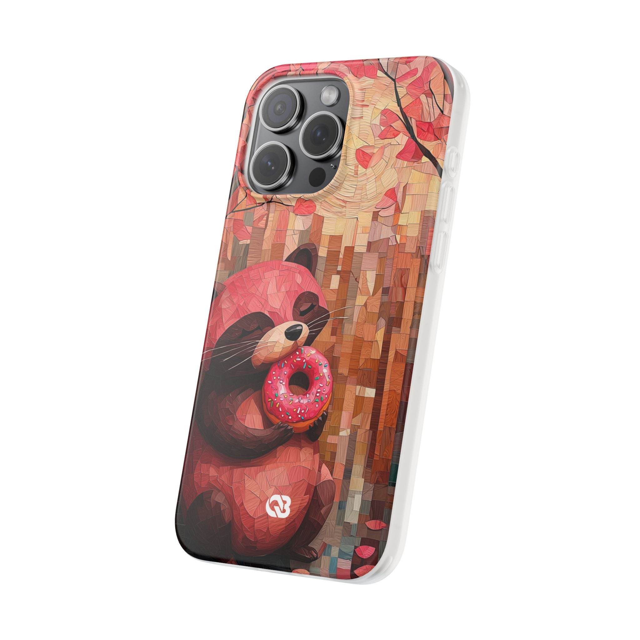 Crimson Donut Bandit · Soft Custodia per iPhone