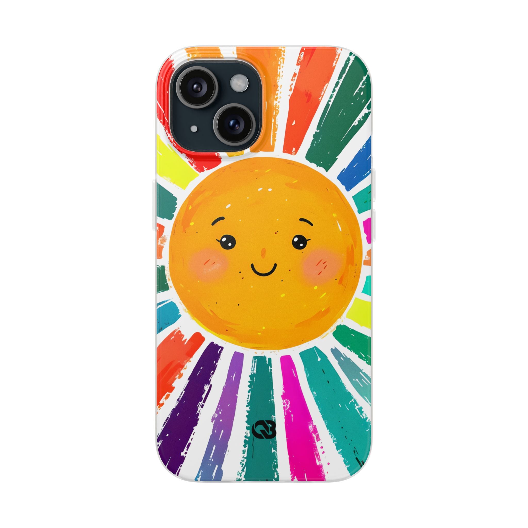 Vibrant Solar Smile · Soft Phone Case for iPhone