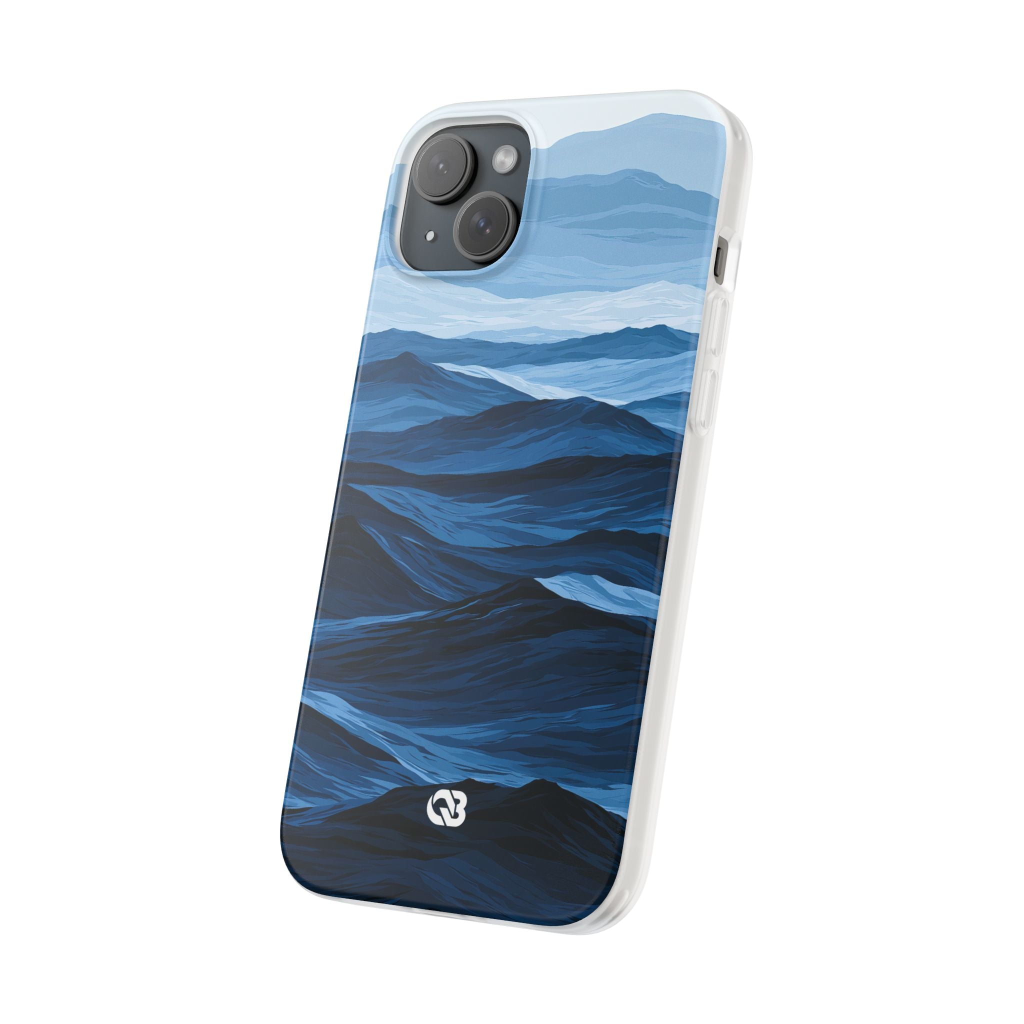 Blue Lite Phone Case for iPhone - Cobalt Ridge Tides