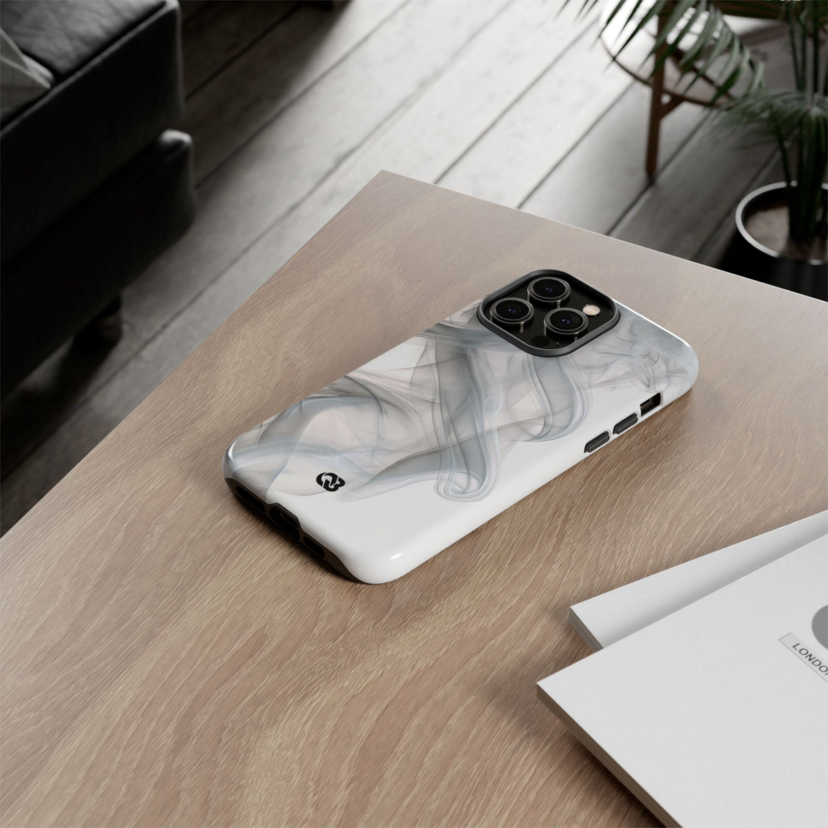 Vapor Noir · Tough Phone Case for iPhone · White