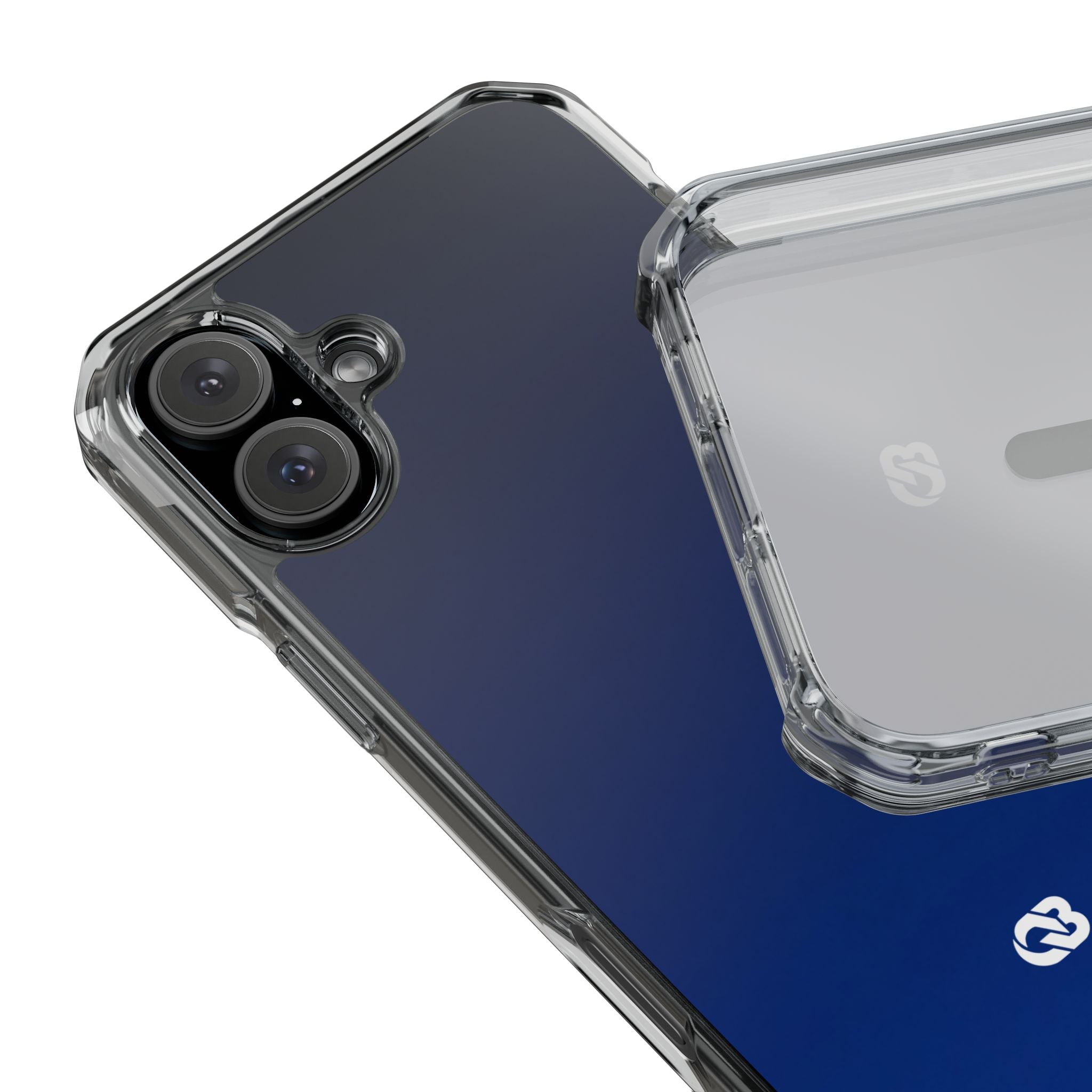 Blue Impact MagSafe Phone Case for iPhone - Midnight Cobalt Fade