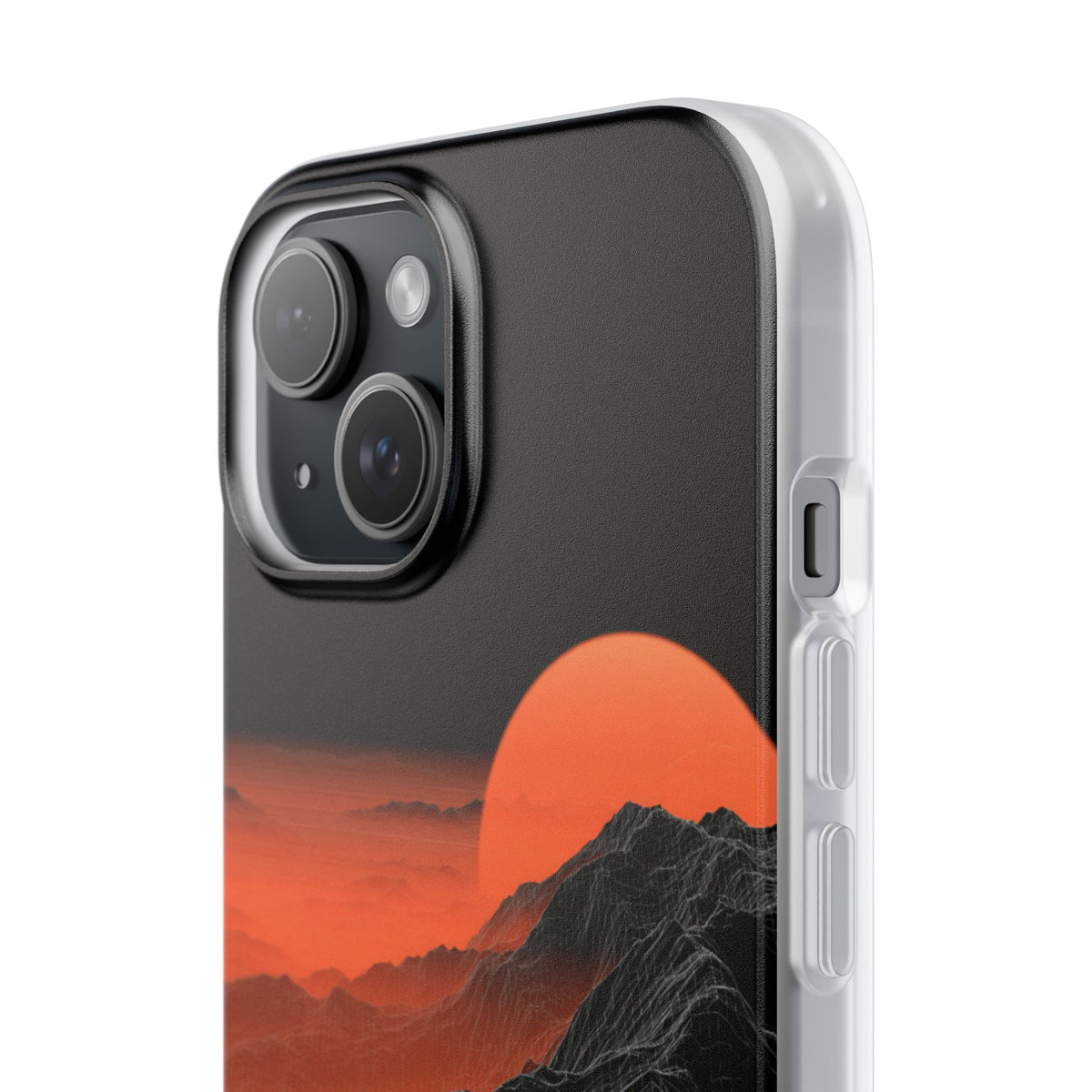 Solar Ridge Mesh · Lite Phone Case for iPhone · Black