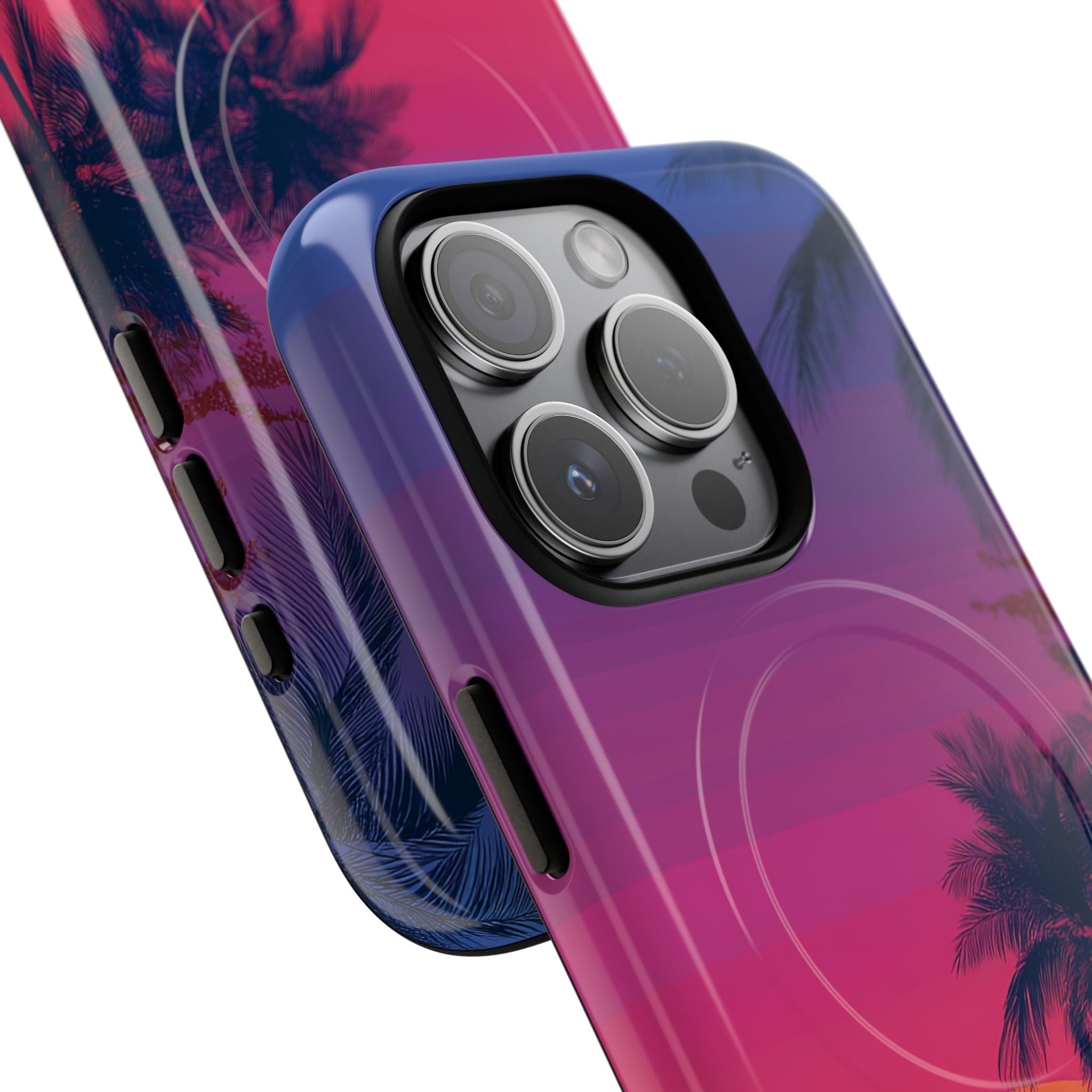 Neon Horizon Palms · Tough+ Telefoncover til iPhone · Magsafe