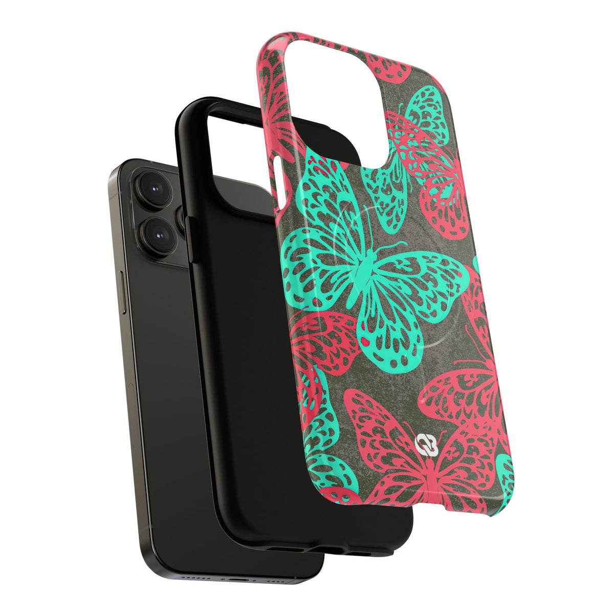 Electric Papillon · Tough 2.0 Magnetic Phone Case for iPhone · Pink