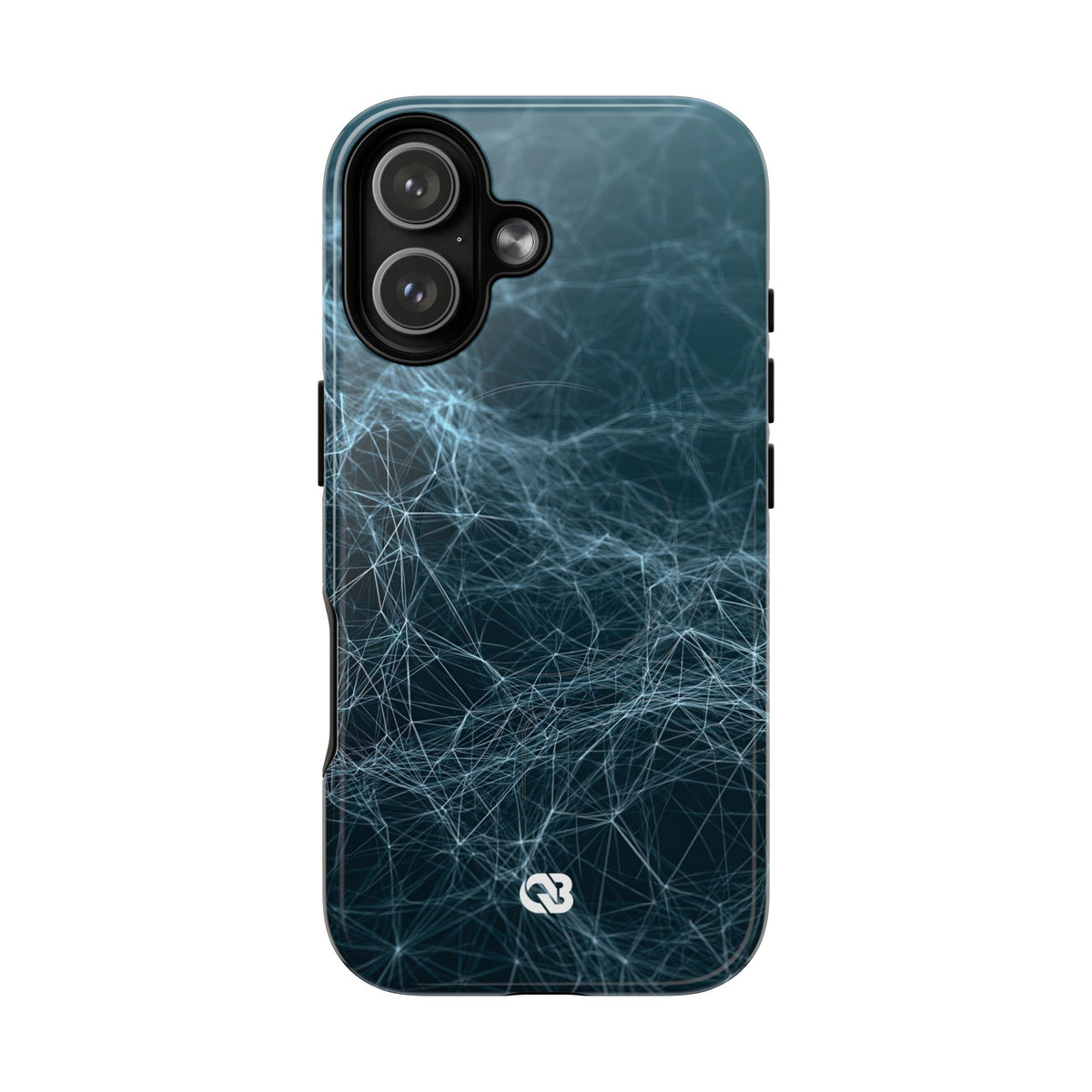 Teal Tough 2.0 Magsafe Phone Case for iPhone - Arctic Neural Mesh