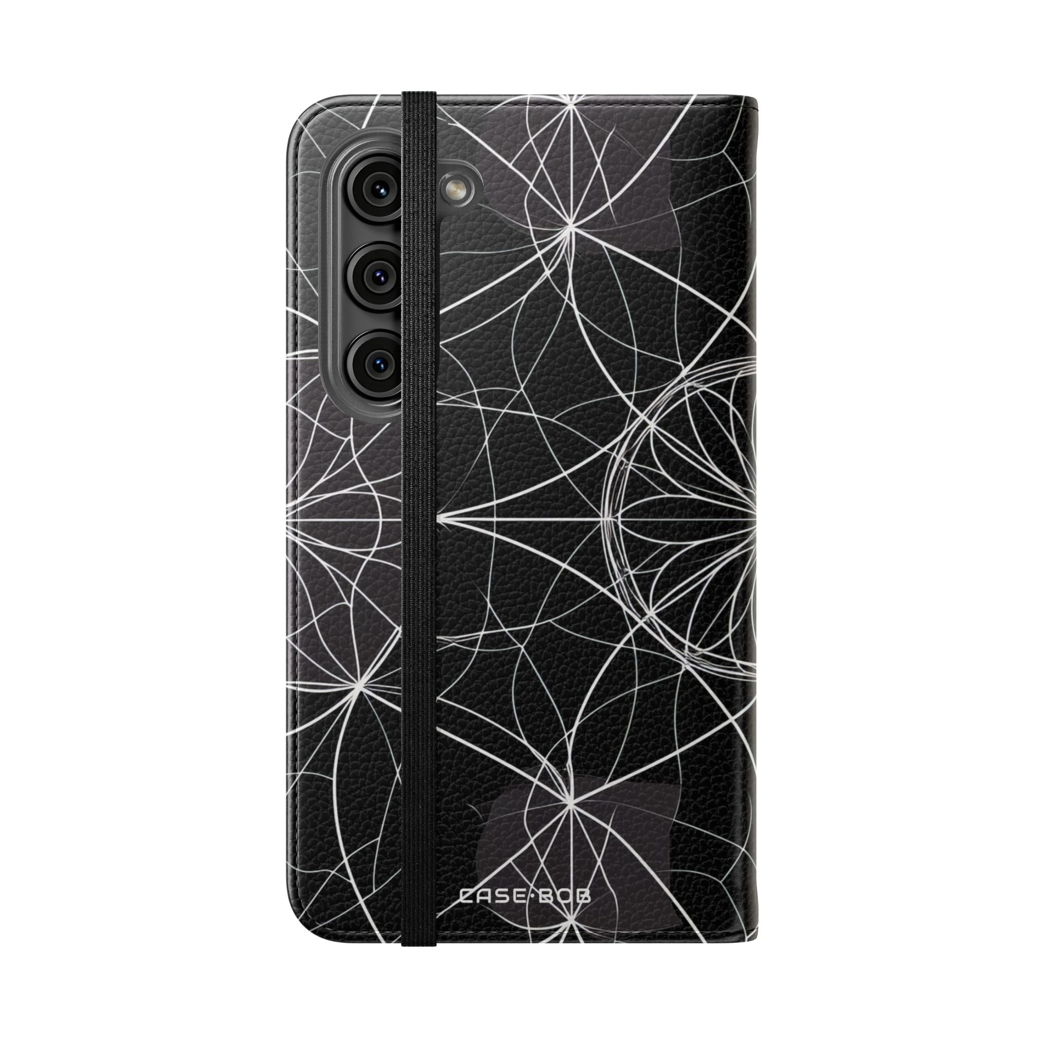 Witte Mandala Stralings - Samsung S23 Case - Portemonnee