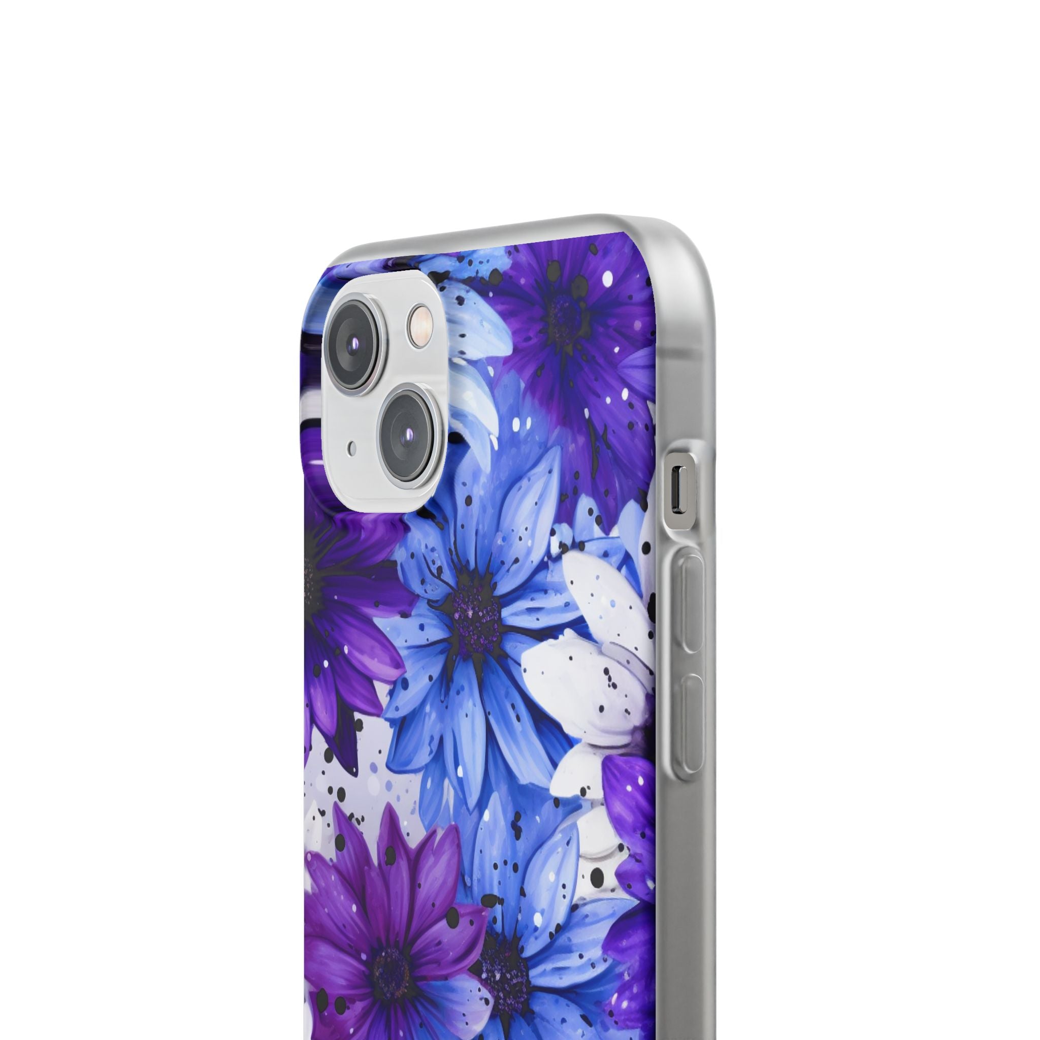 Ink Splatter Blooms · Soft Coque de téléphone pour iPhone