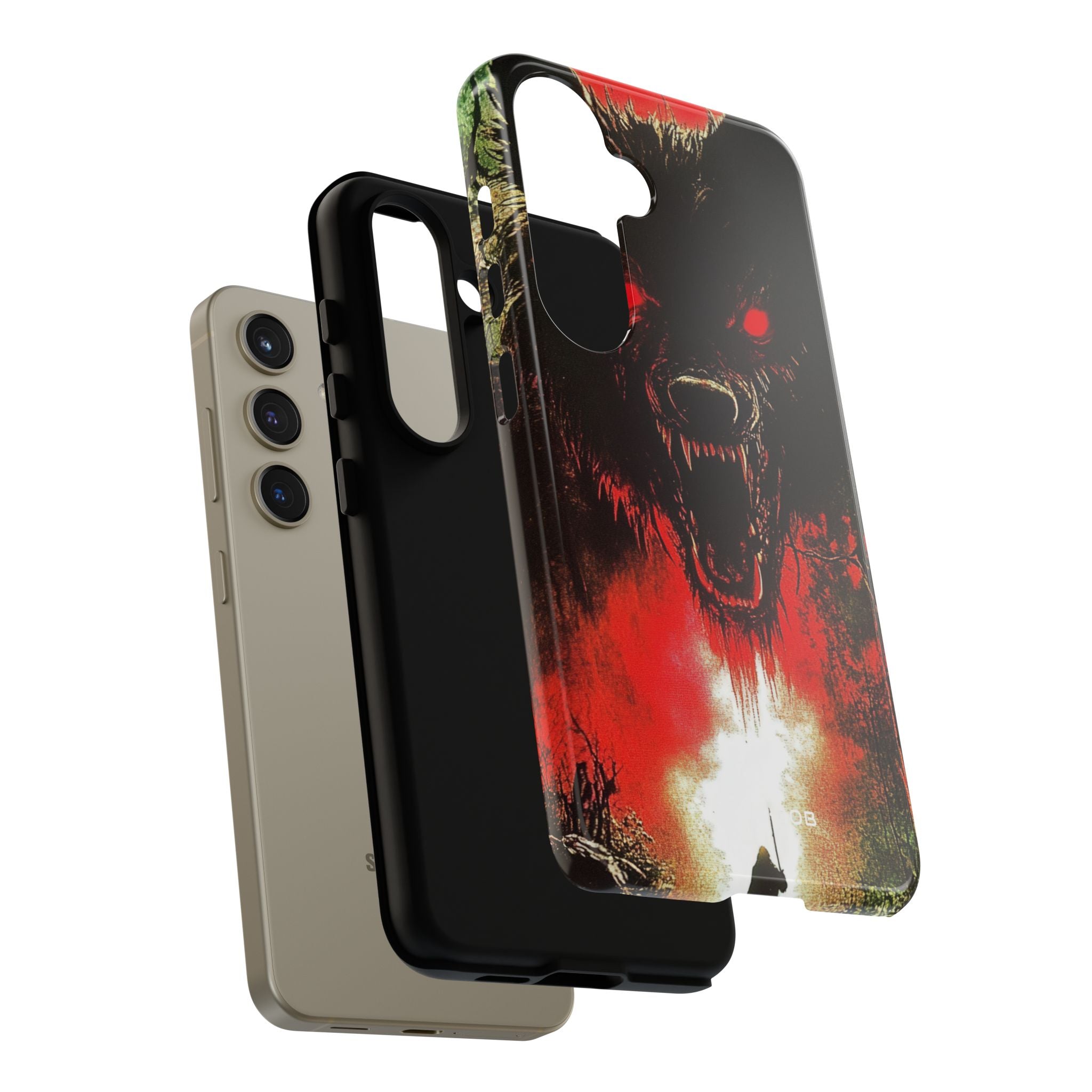 Crimson Wolf Samsung S24 Case - Tough