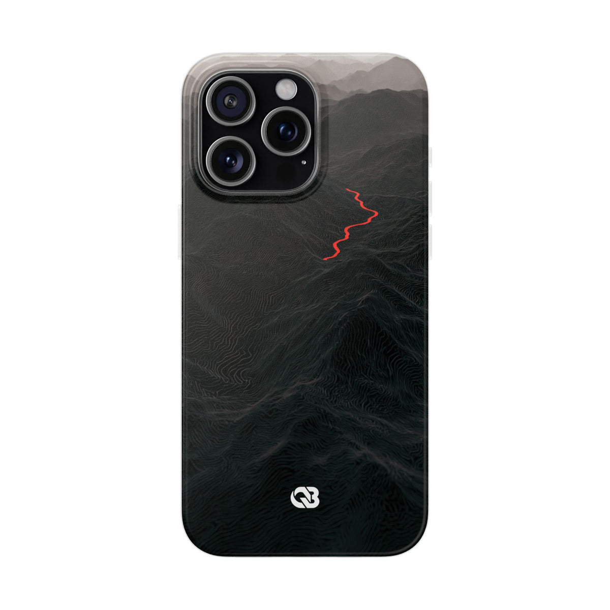 Crimson Ridge Pass · Lite Phone Case for iPhone · Black