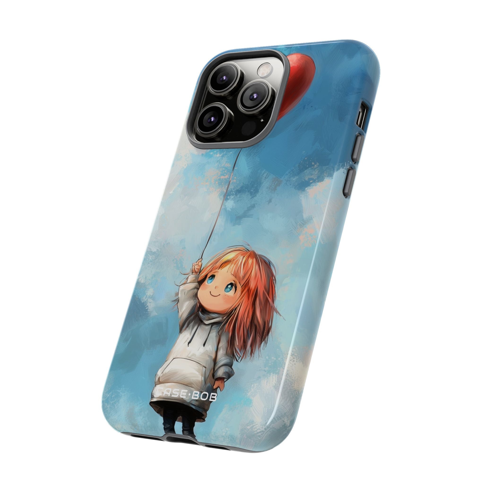 Heart Balloon Whimsy iPhone 14 Pro Max Case - Tough