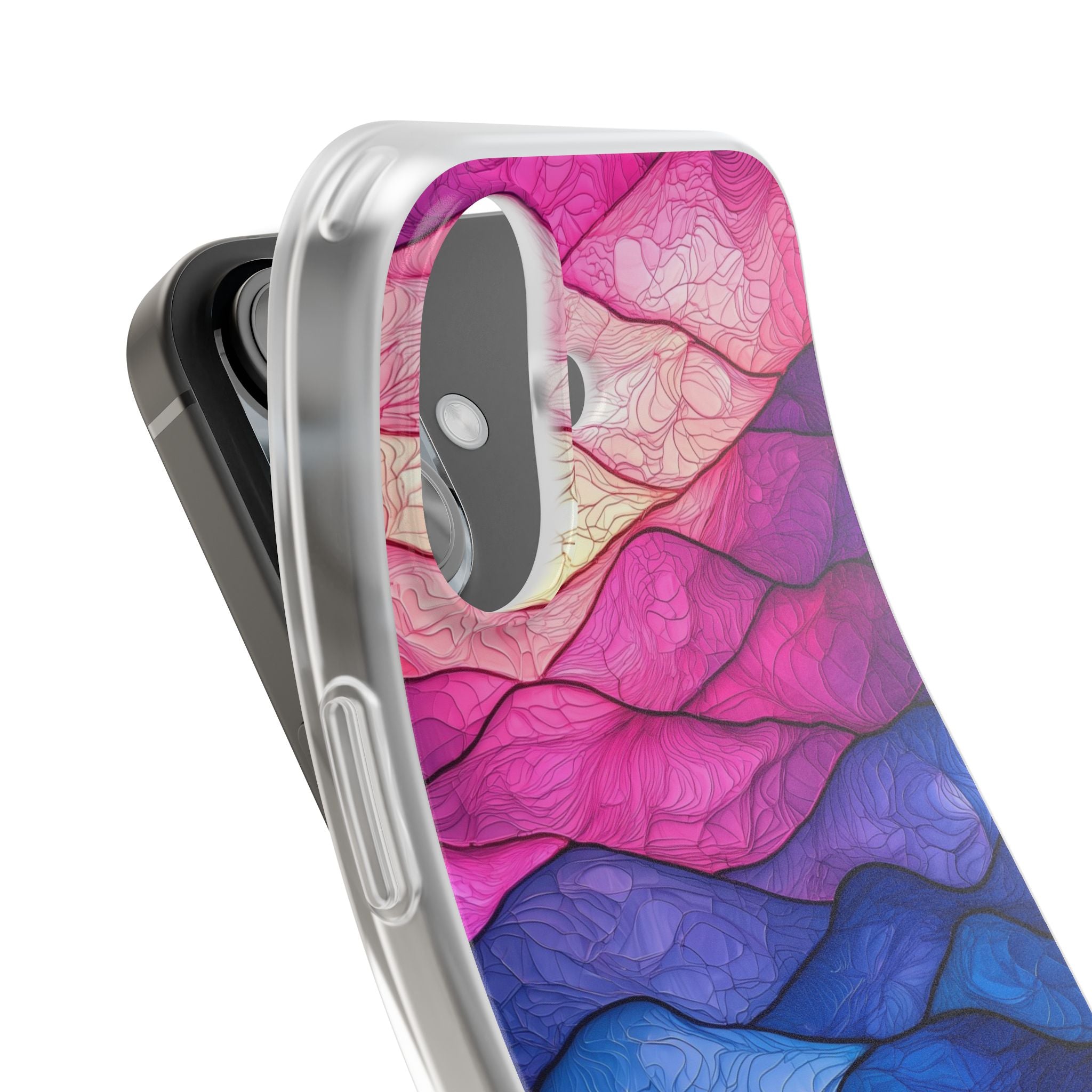 Electric Ridge Flow · Soft Phone Case for iPhone