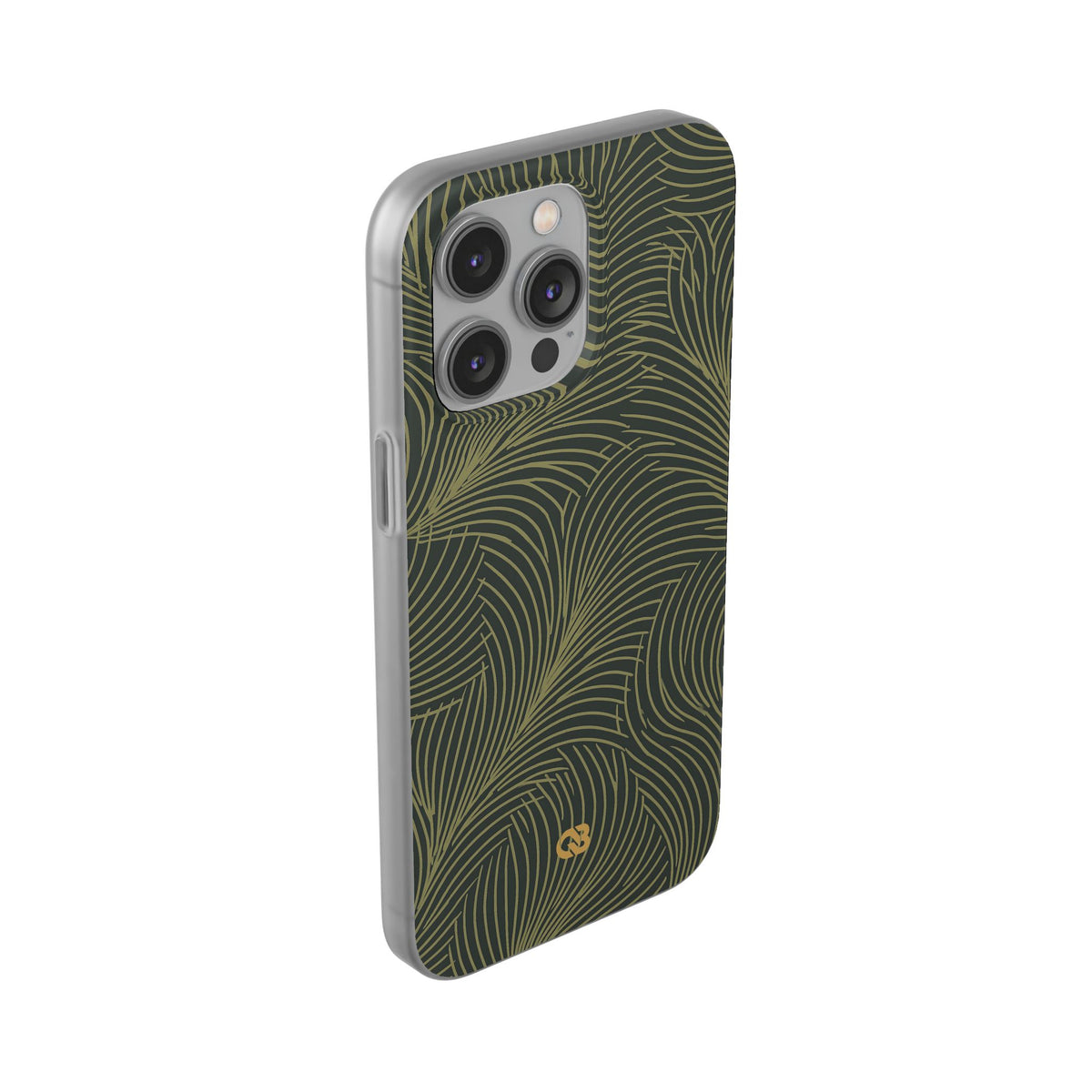 Midnight Palm Frond · Lite Phone Case for iPhone · Green
