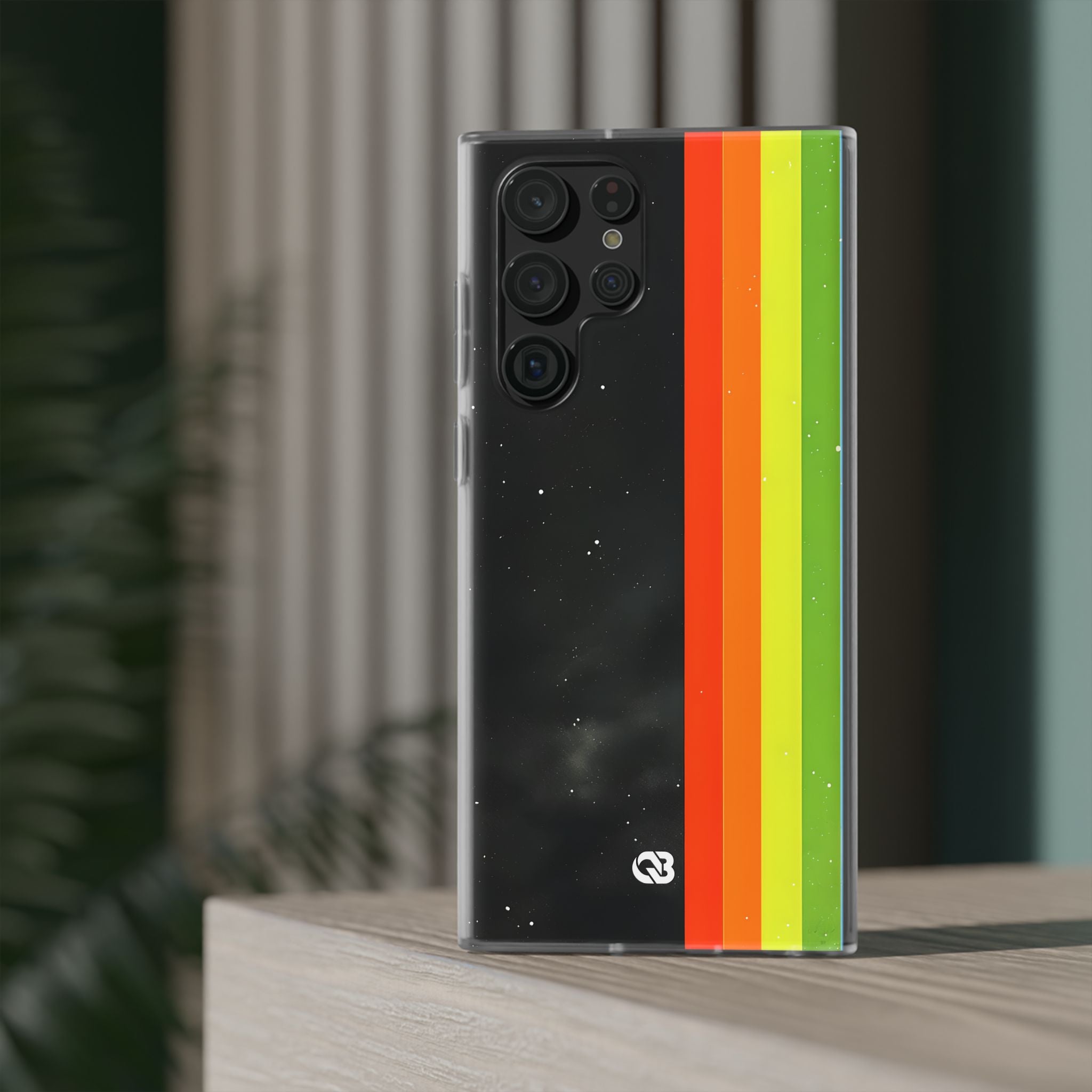 Retro Galactic Stripes · Soft Handyhülle für Samsung