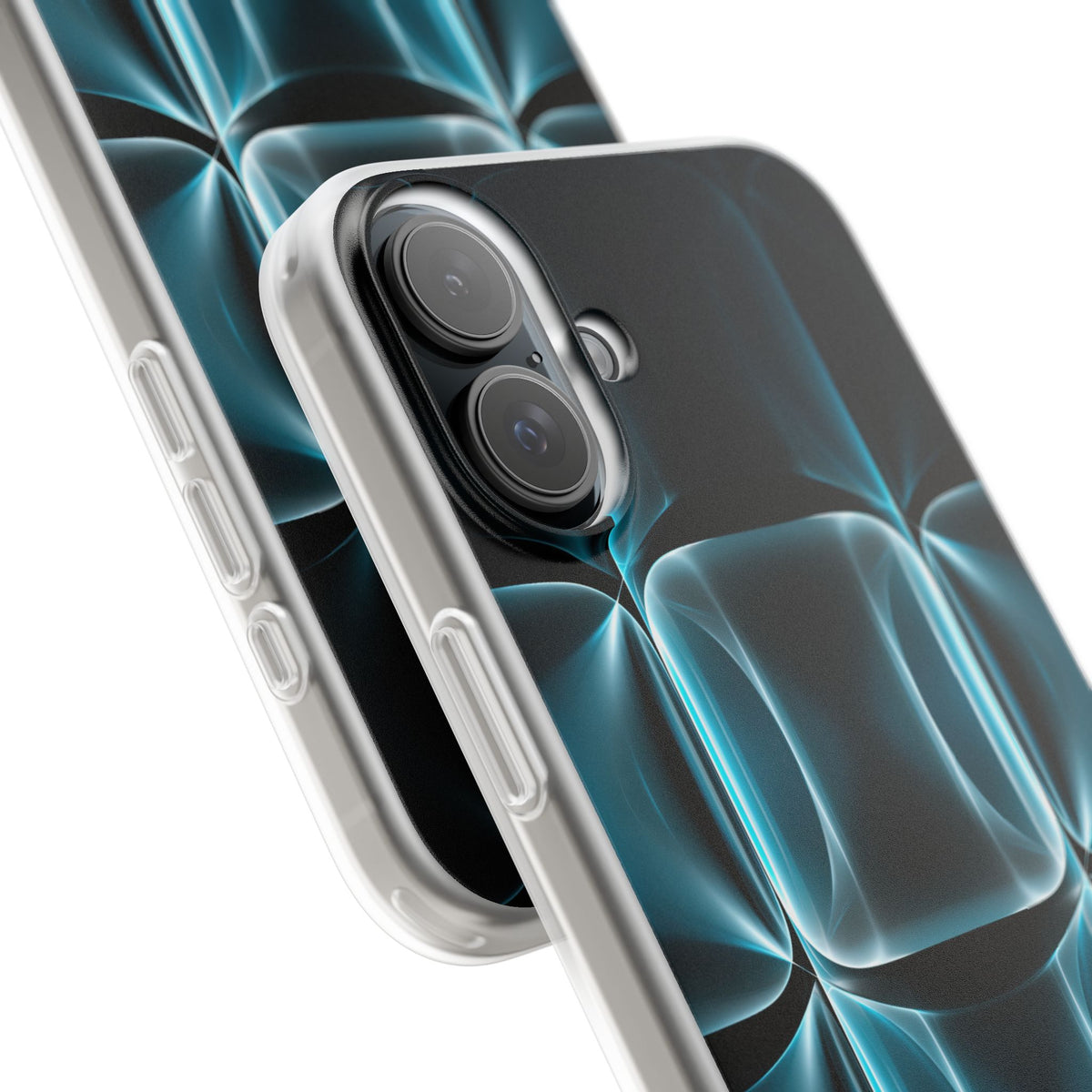 Cyan Core Matrix · Lite Phone Case for iPhone · Blue