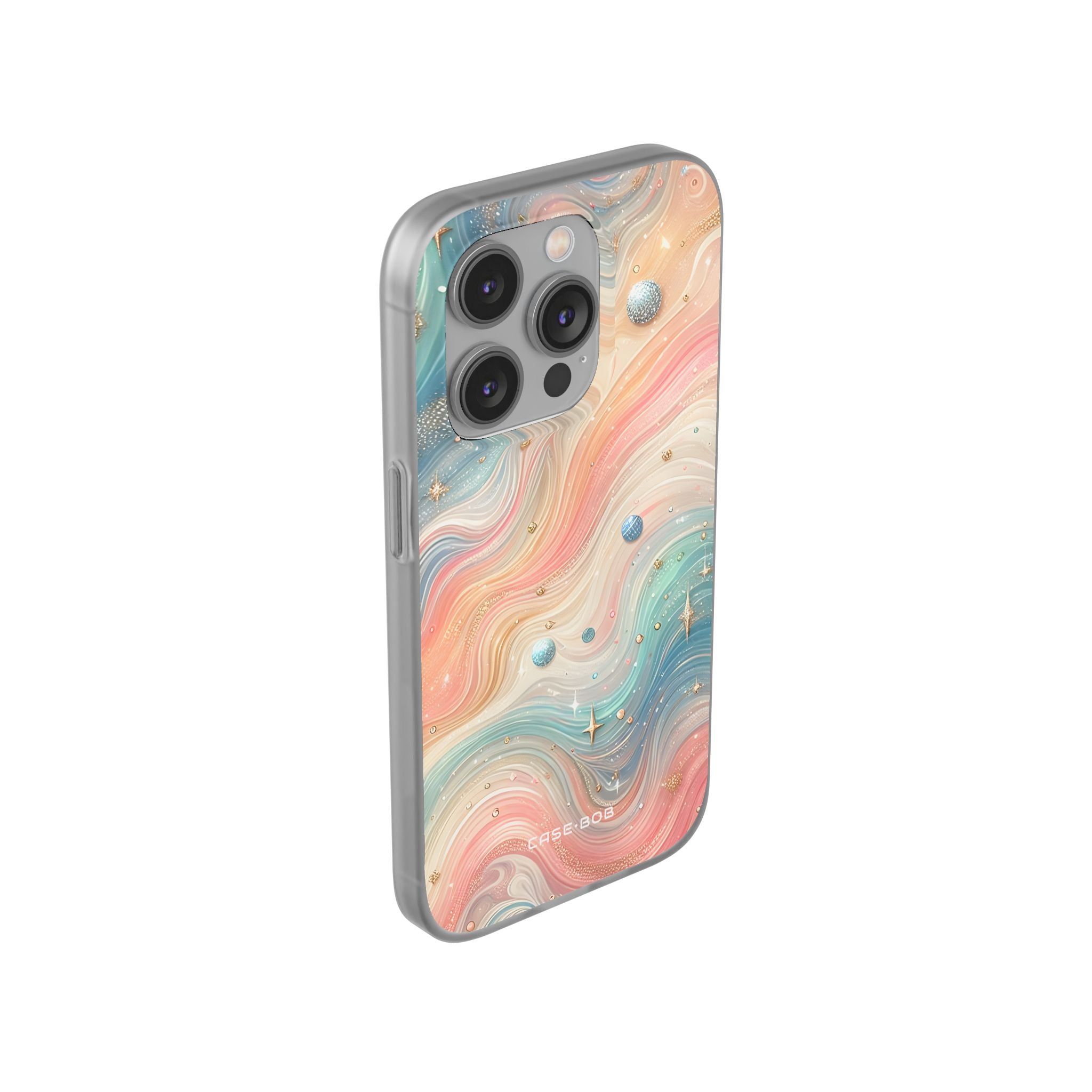 Iridescent Swirls iPhone 14 Pro Case - Soft