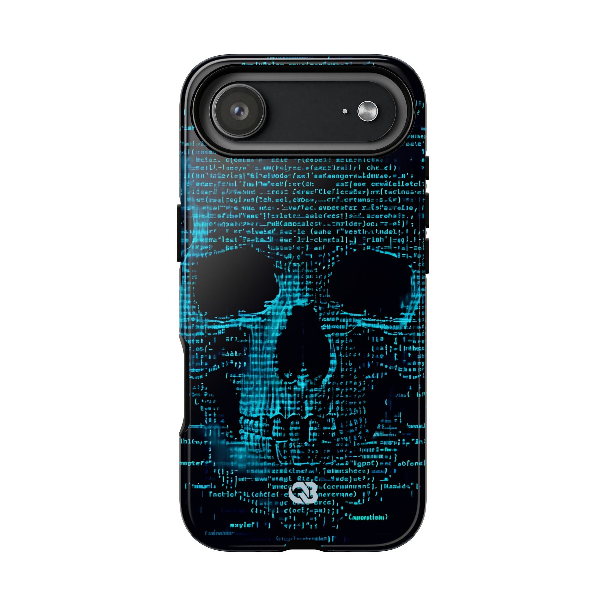 Cyan Glitch Skull · Tough