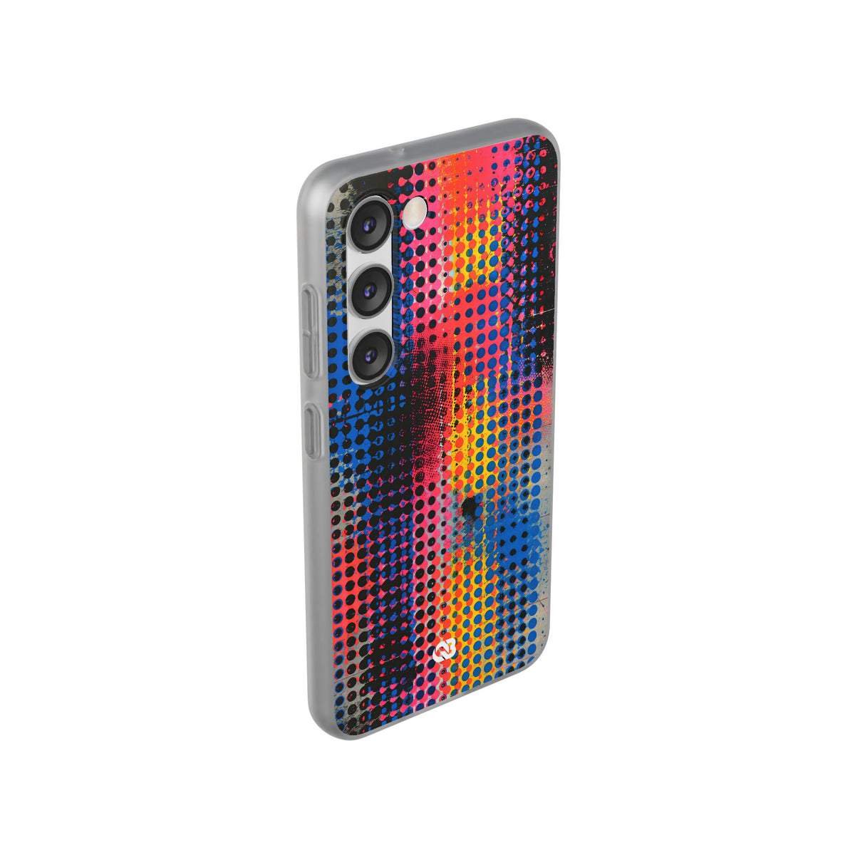 Chromatic Halftone Grid · Lite Phone Case for Samsung · Blue