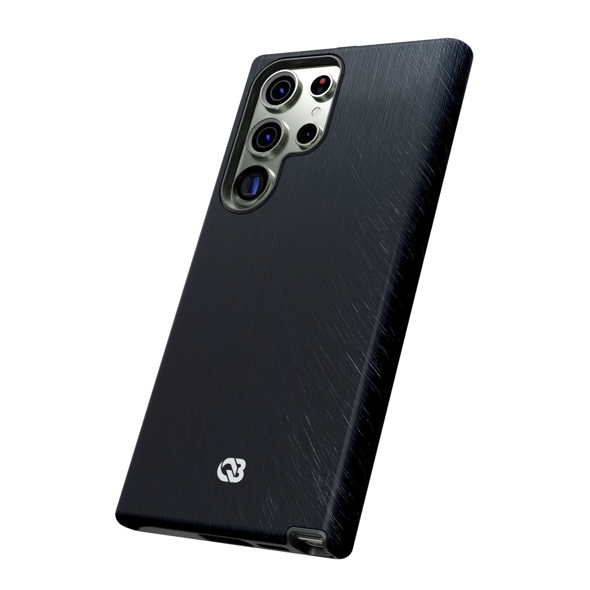 Brushed Obsidian Steel · Tough Phone Case for Samsung · Black