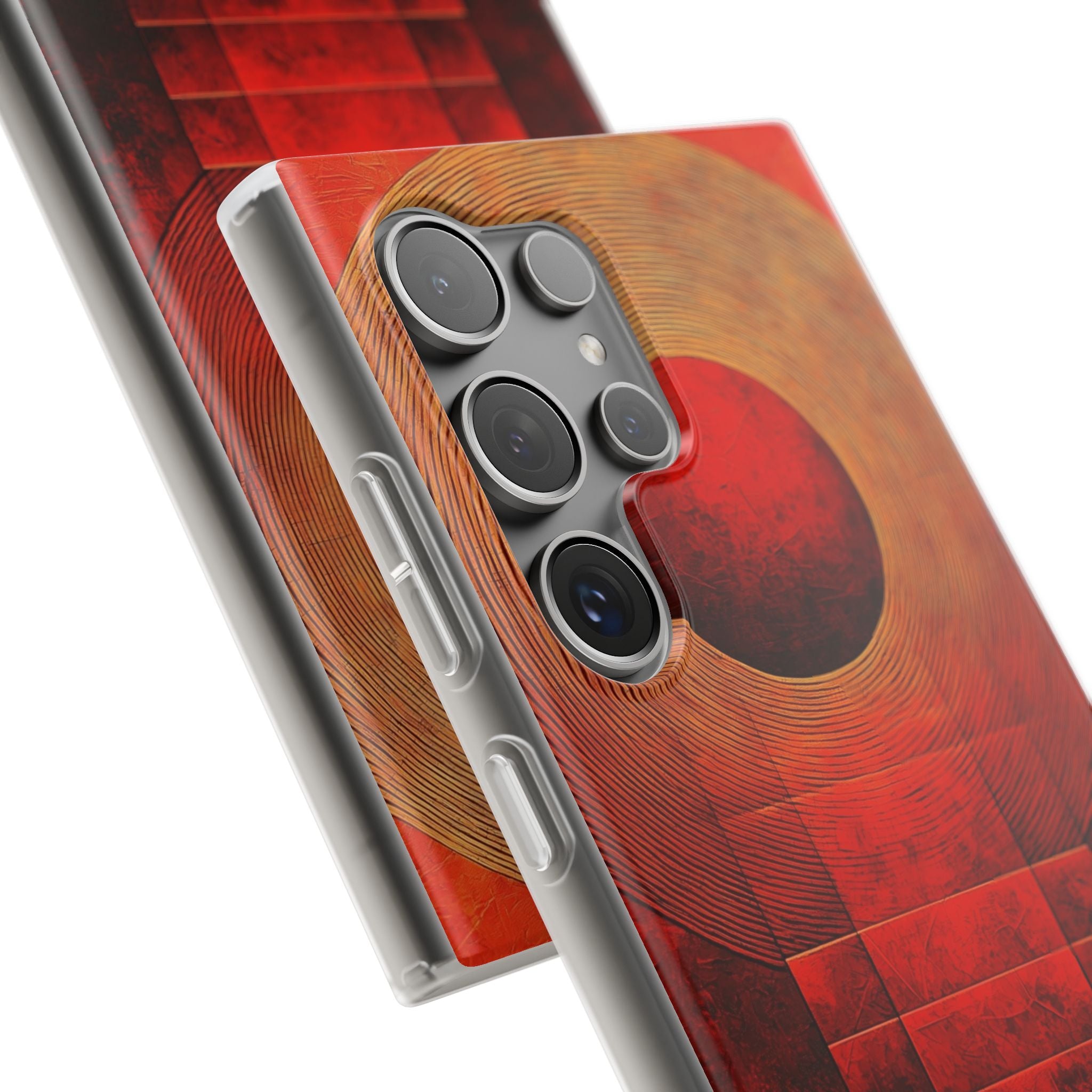 Crimson Orbit Samsung S24 Ultra Skal - Mjukt