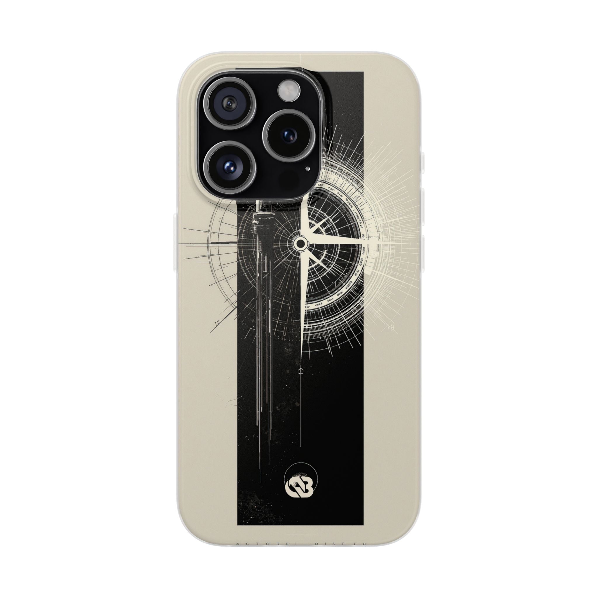 Beige Lite Phone Case for iPhone - Zenith Vector Spire