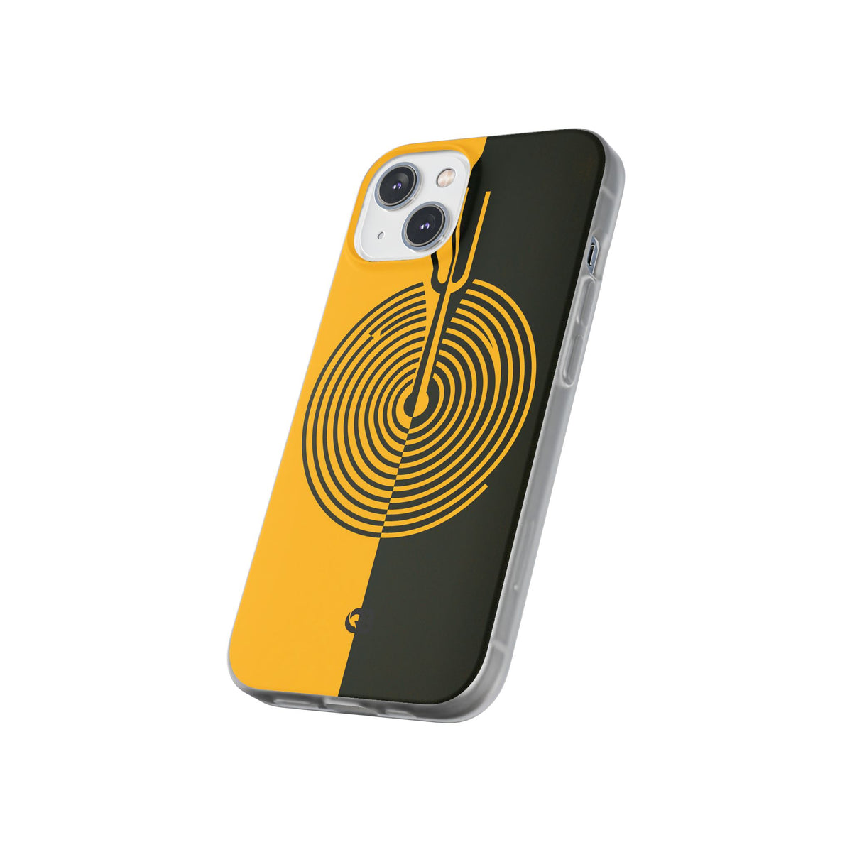 Yellow Lite Phone Case for iPhone - Voltage Sector Pulse