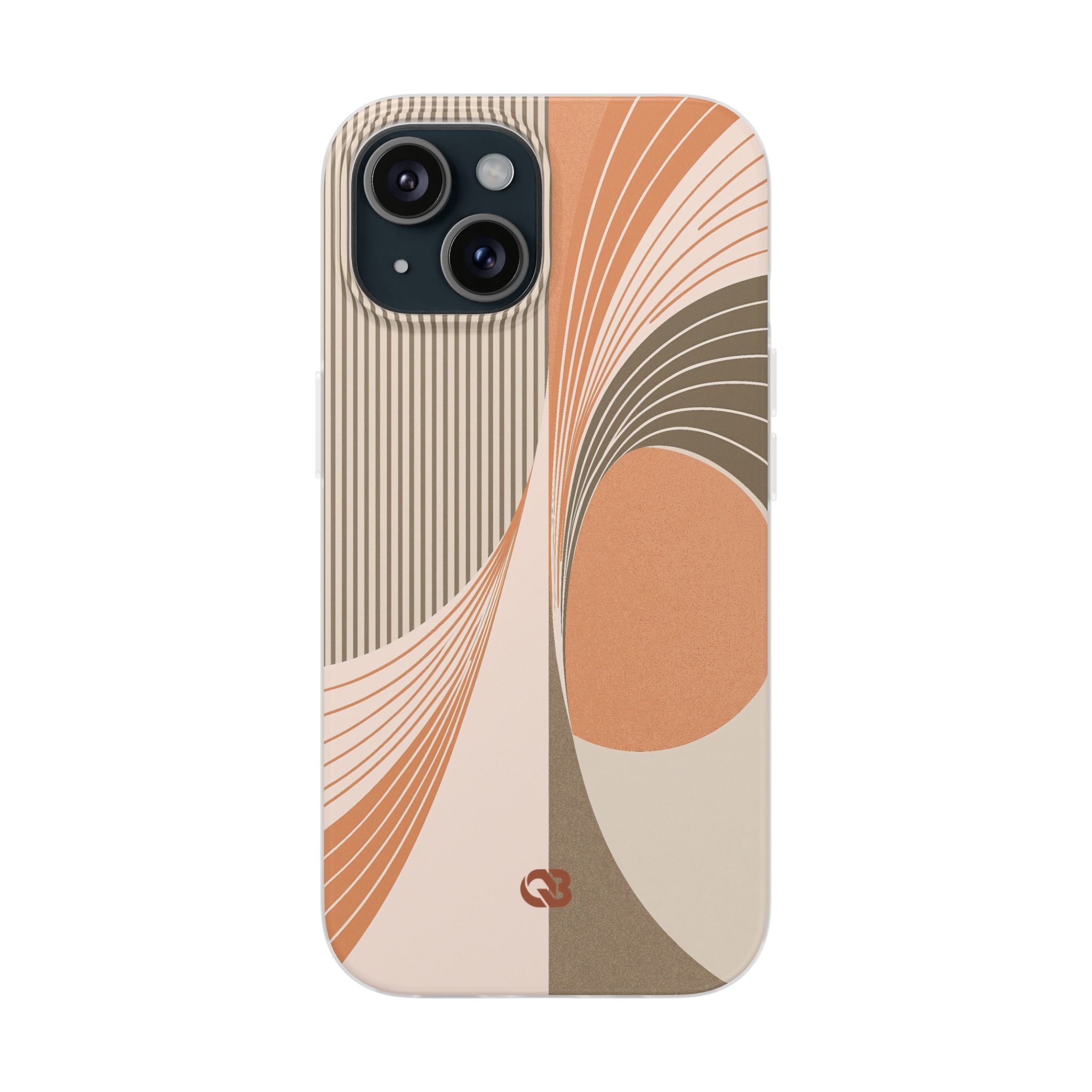 Orange Lite Phone Case for iPhone - Desert Arc Horizon