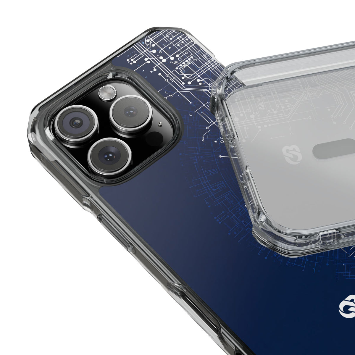 Blue Impact MagSafe Phone Case for iPhone - Cobalt Circuit Logic