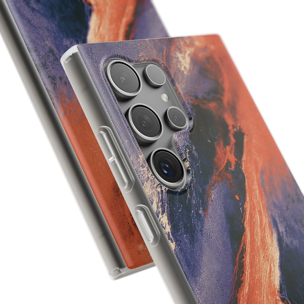 Solar Aura Drift · Lite Phone Case for Samsung · Orange