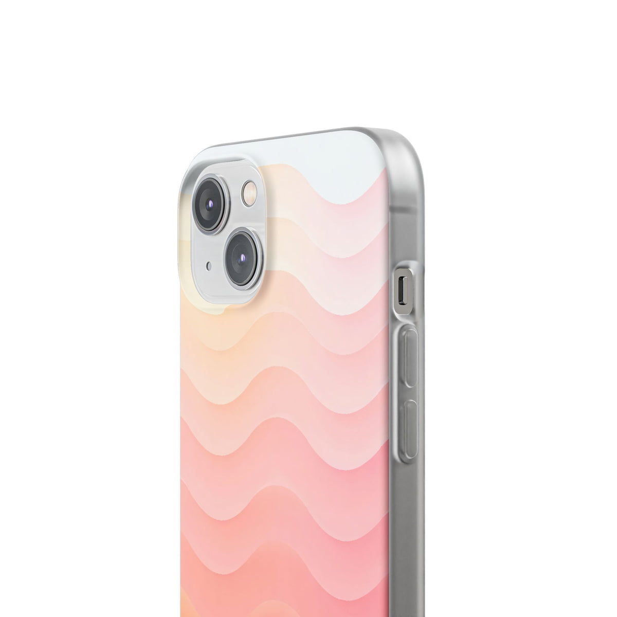 Blush Horizon Waves · Lite Phone Case for iPhone · Pink