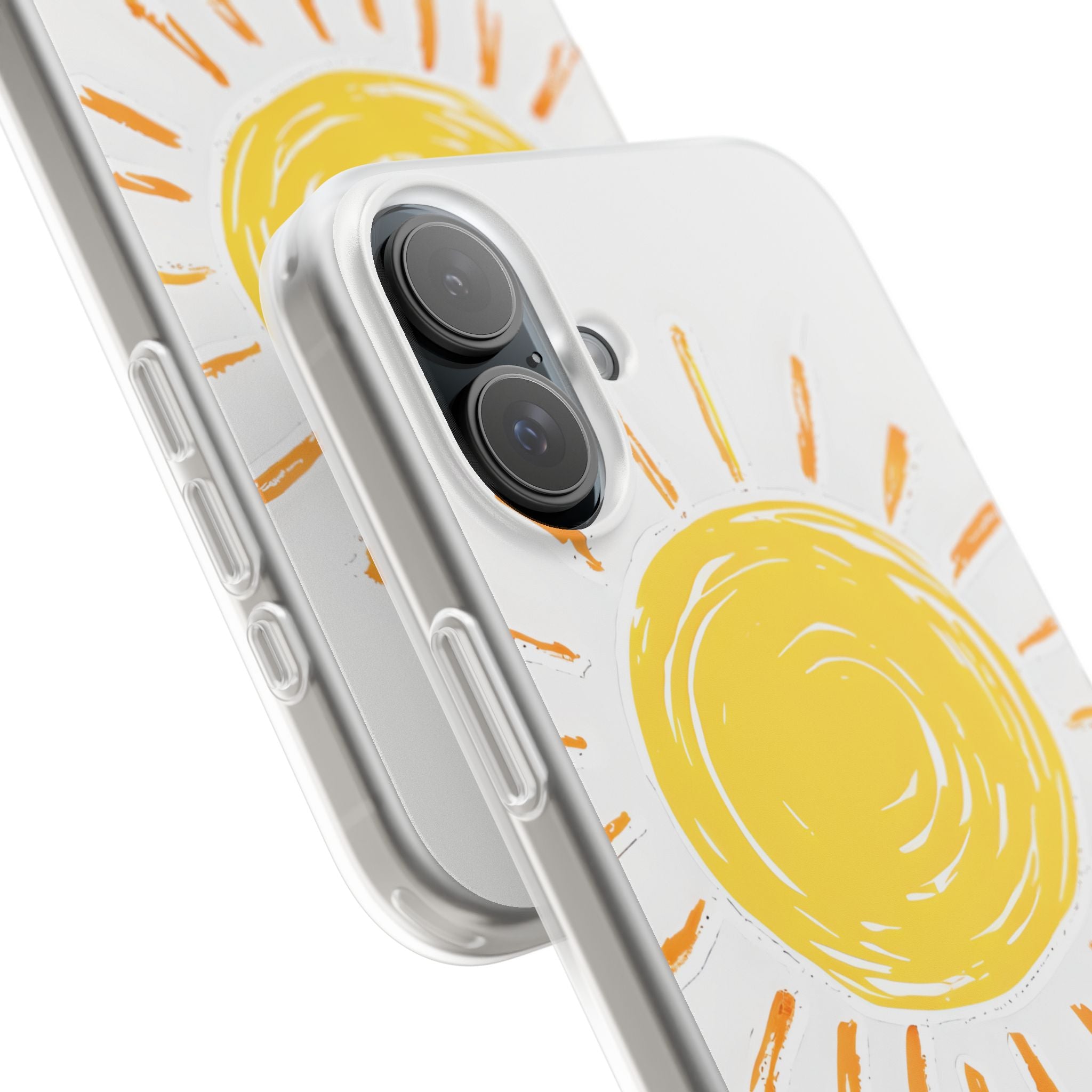 Amber Solar Glow · Soft Phone Case for iPhone