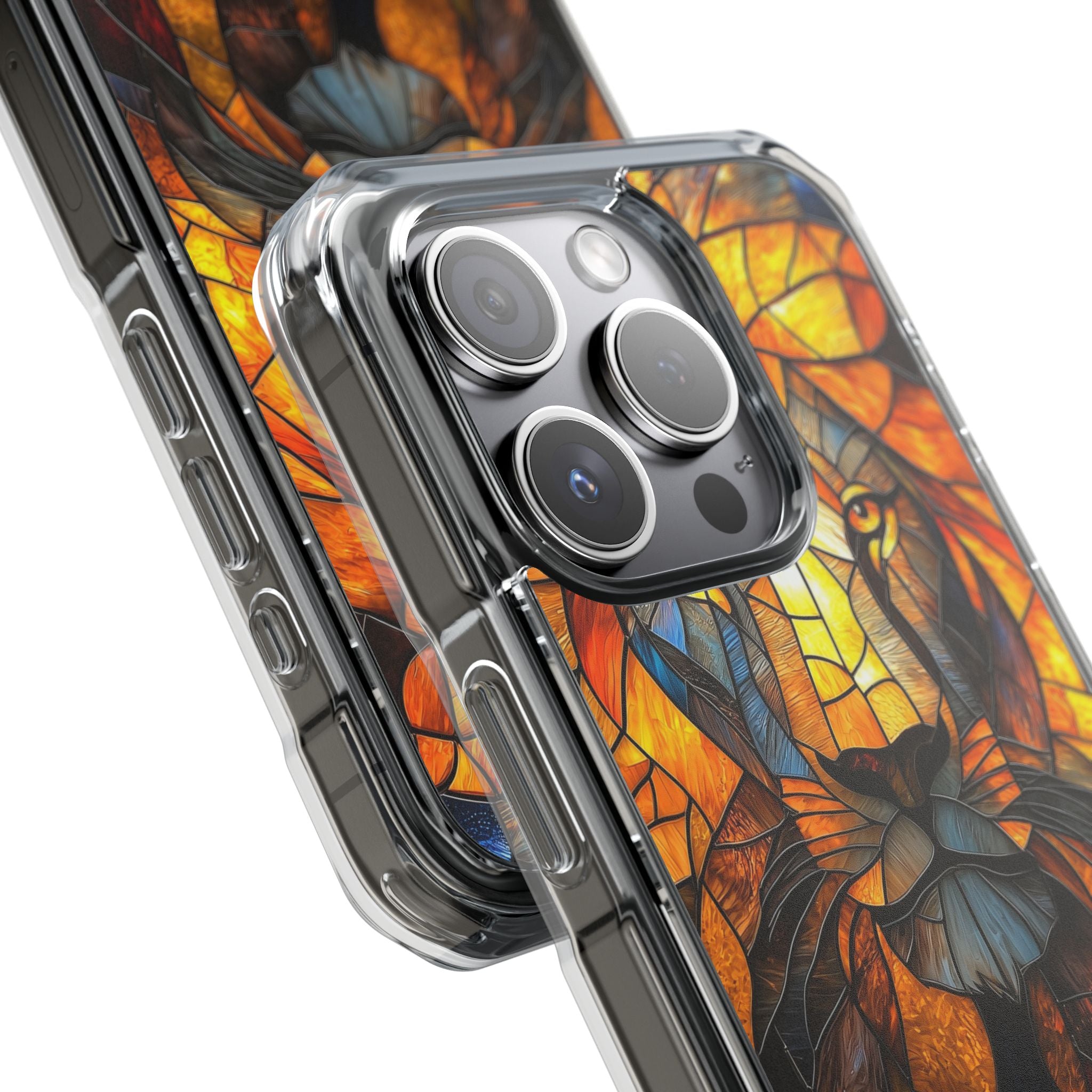 Amber Glass Lion · Impact Phone Case for iPhone · Magsafe