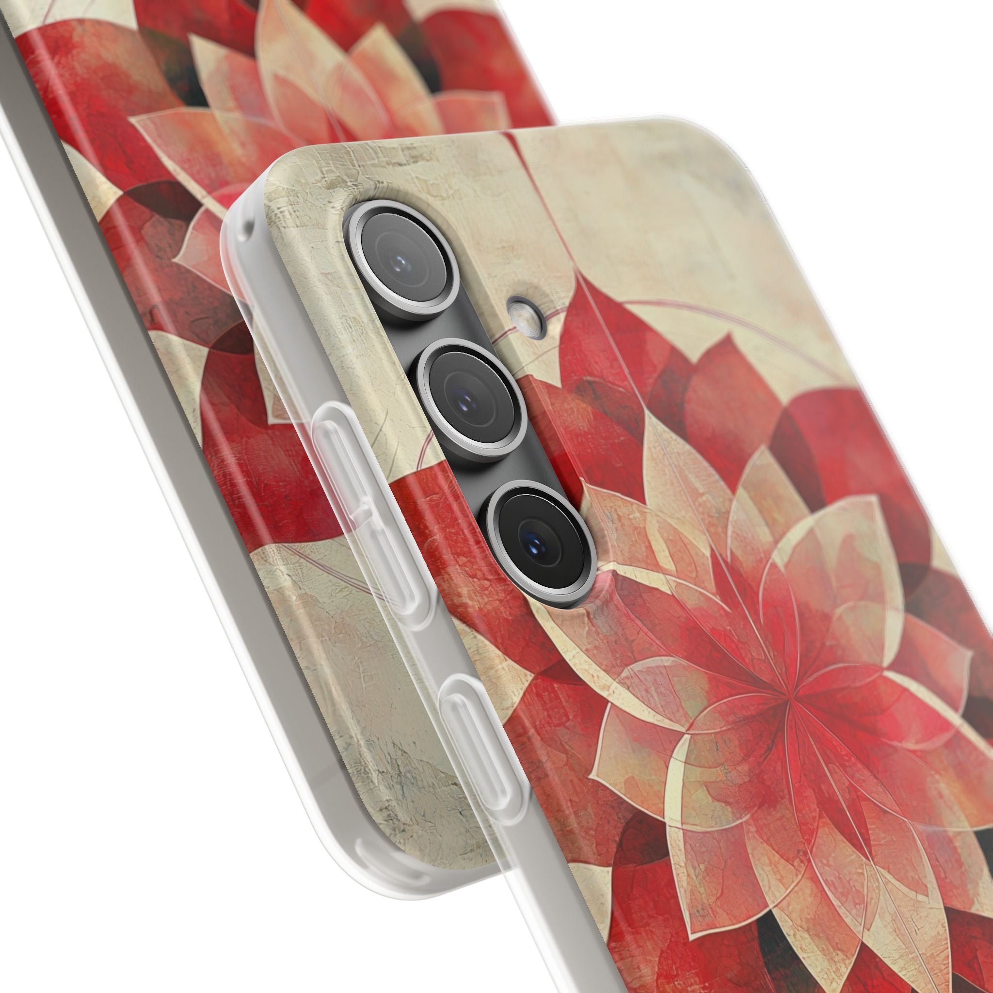 Crimson Petal Peak · Soft Phone Case for Samsung