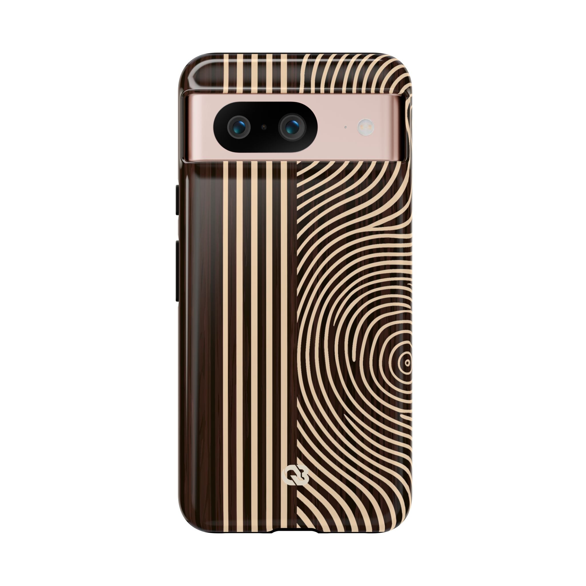 Brown Tough Phone Case for Google Pixel - Espresso Sand Ridge