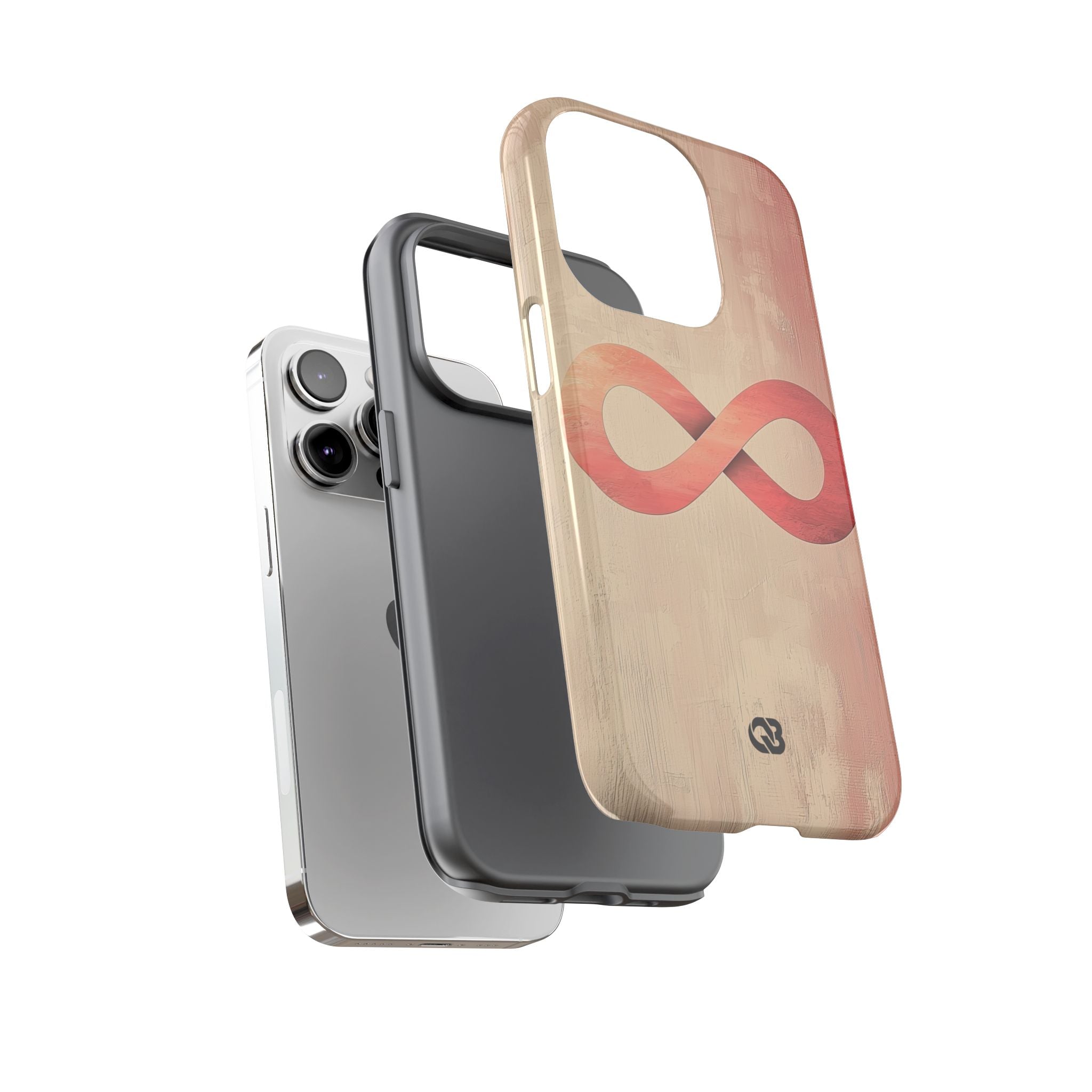 Terracotta Infinity Stroke · Tough Phone Case for iPhone
