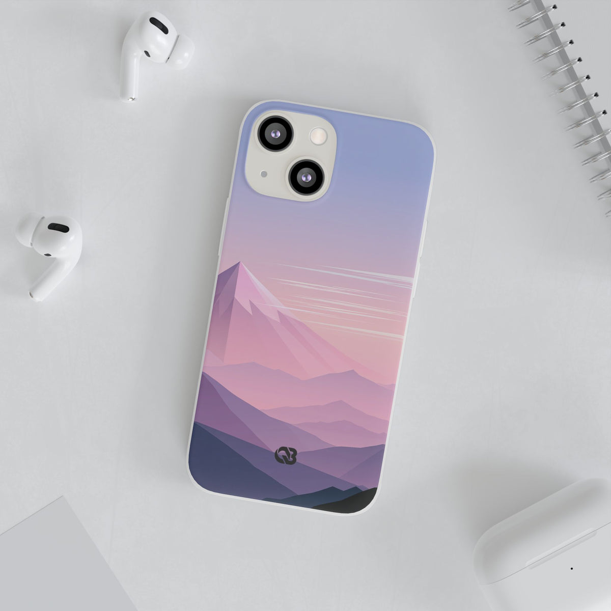 Alpine Twilight · Lite Phone Case for iPhone · Pink