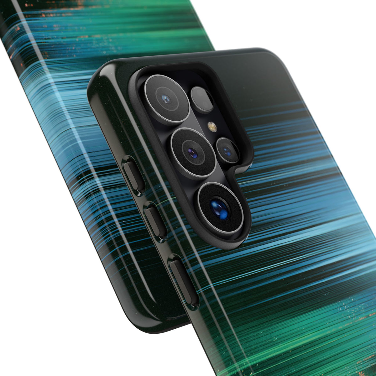Digital Shoreline Drift · Tough Phone Case for Samsung · Teal