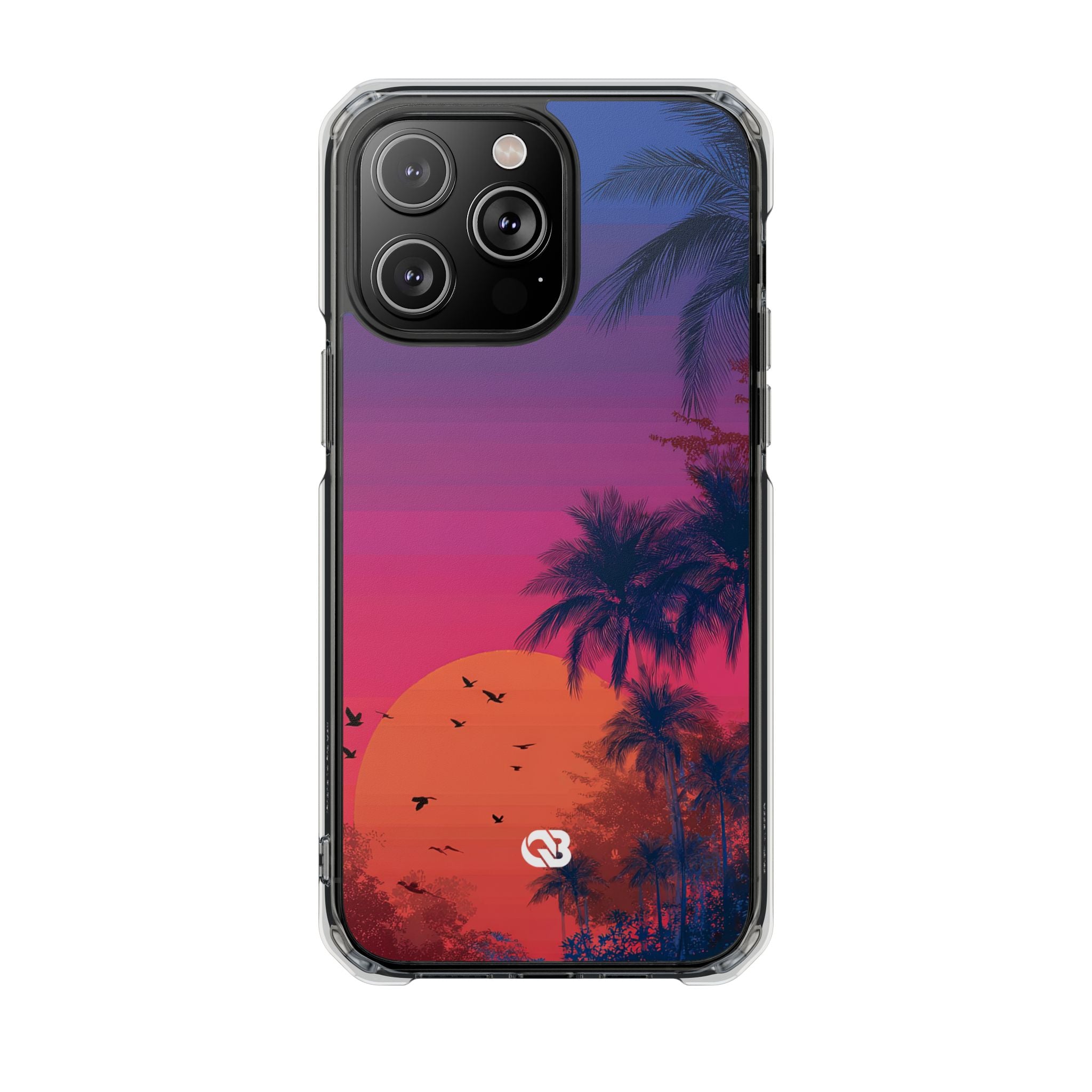 Neon Horizon Palms · Impact Phone Case for iPhone · Magsafe