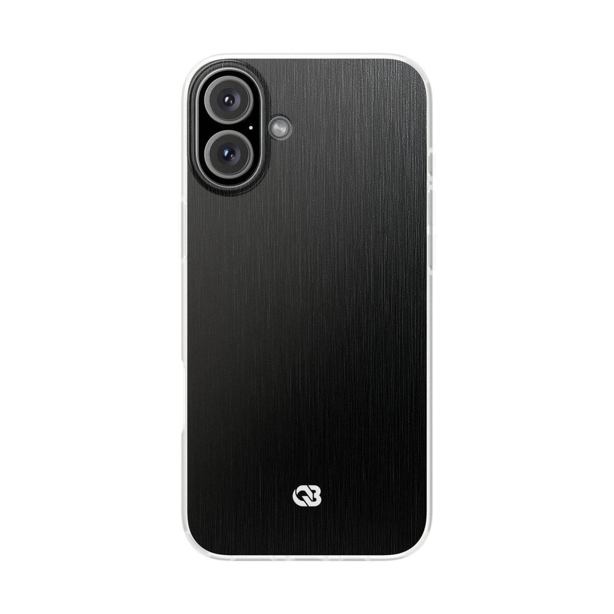 Black Lite Phone Case for iPhone - Brushed Obsidian Slate
