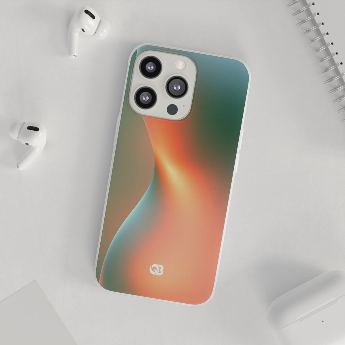 Radiant Contour · Lite Phone Case for iPhone · Orange