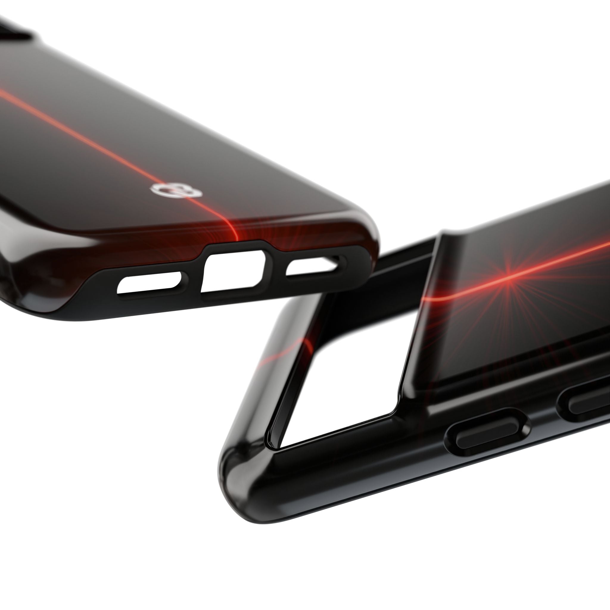 Red Tough Phone Case for Google Pixel - Crimson Flare Vector