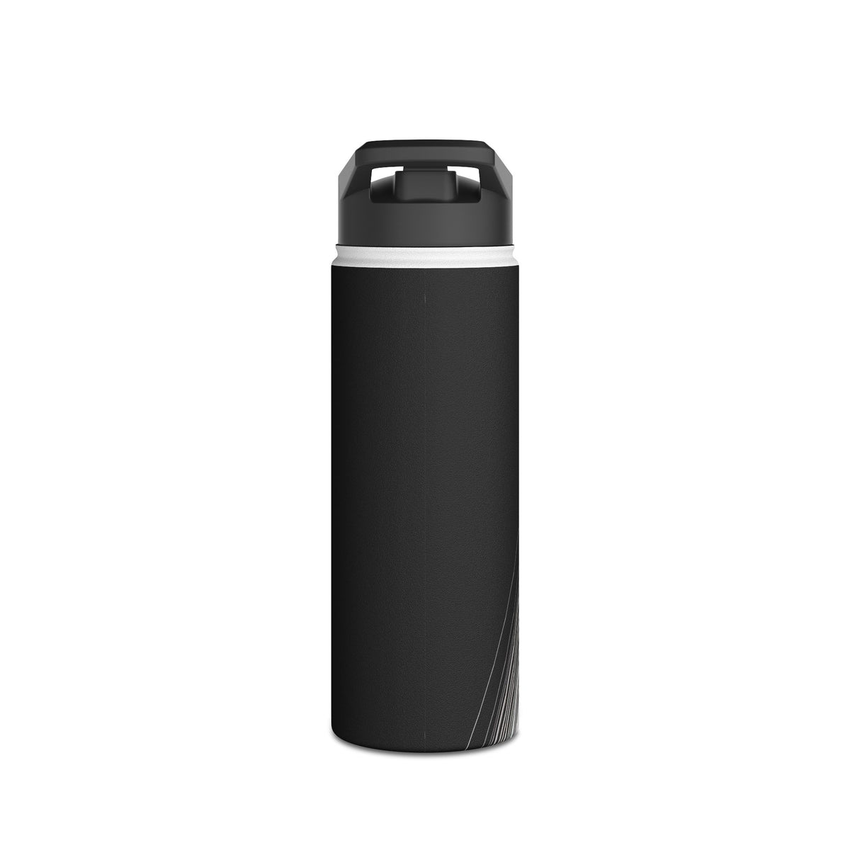 Kinetic Ray Convergence · Insulated Water Bottle · Black