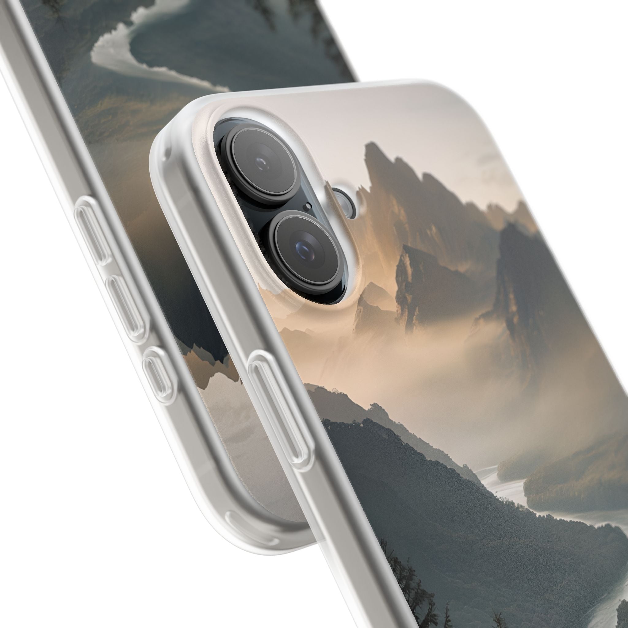 Golden Summit Valley · Soft Phone Case for iPhone