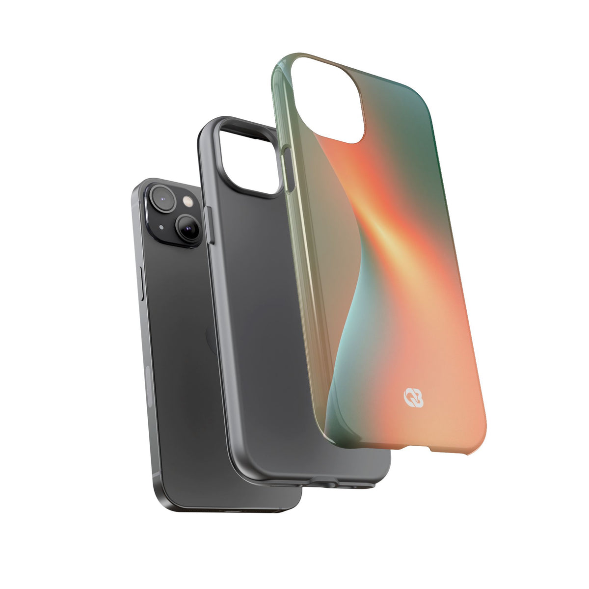 Radiant Contour · Tough Phone Case for iPhone · Orange