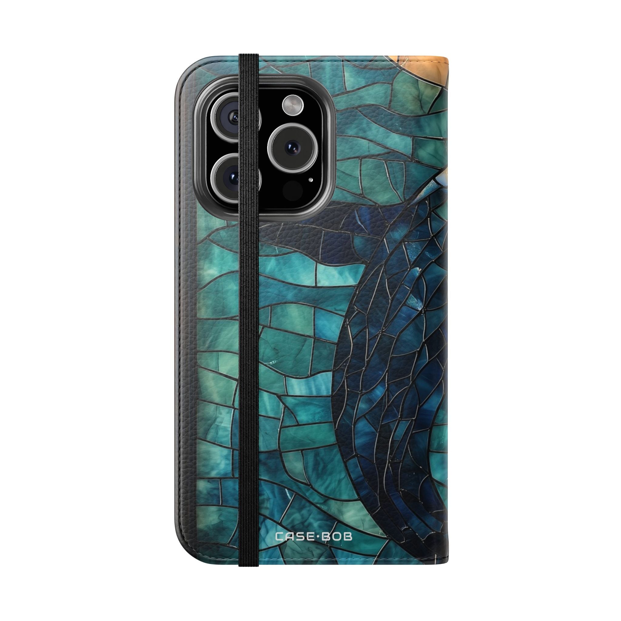 Blue Whale Mosaic - iPhone 16 Pro Case - Wallet