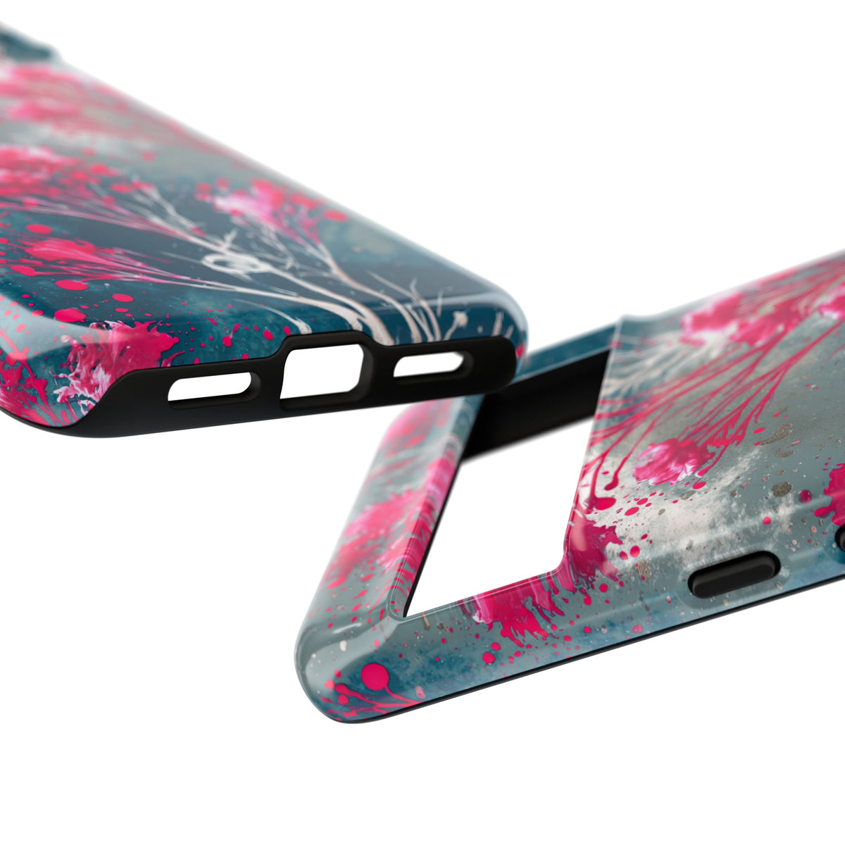 Cyber Blossom · Tough Phone Case for Pixel · Teal