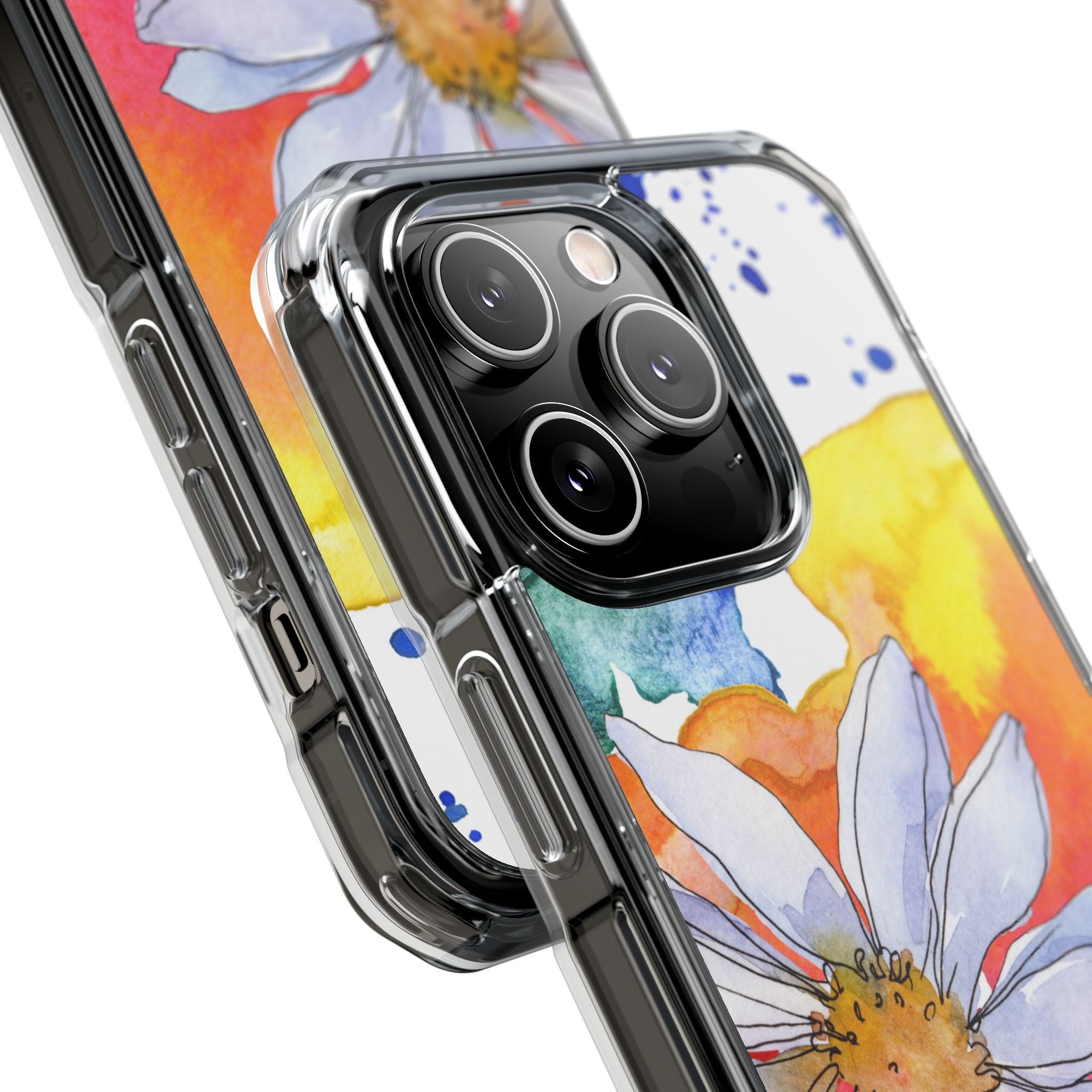 Vivid Bloom Splatter · Impact Phone Case for iPhone · Magsafe