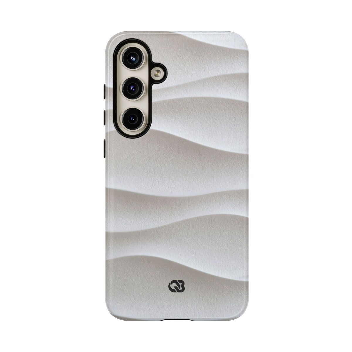 Sculpted Dune Relief · Tough Phone Case for Samsung · White