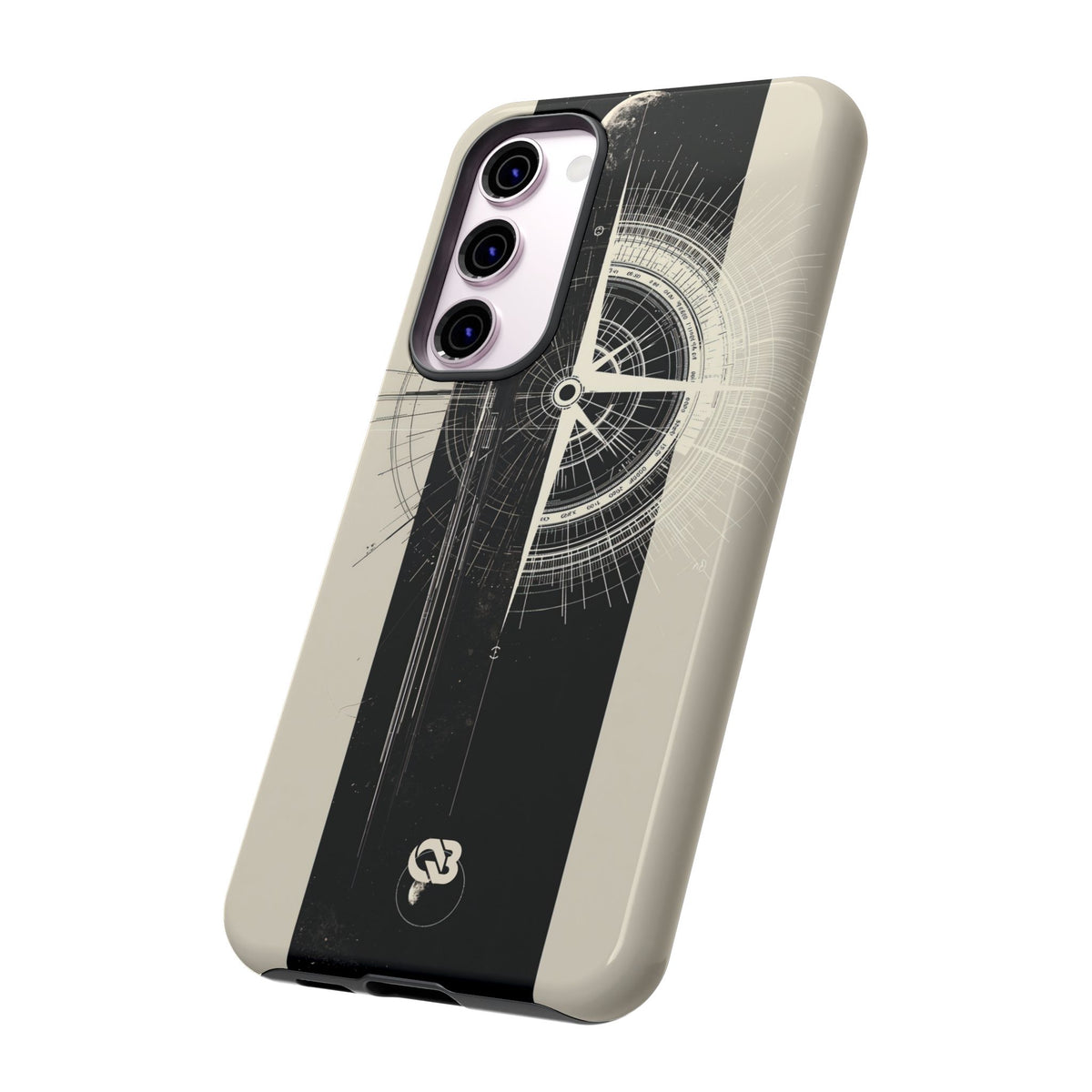 Beige Tough Phone Case for Samsung - Zenith Vector Spire