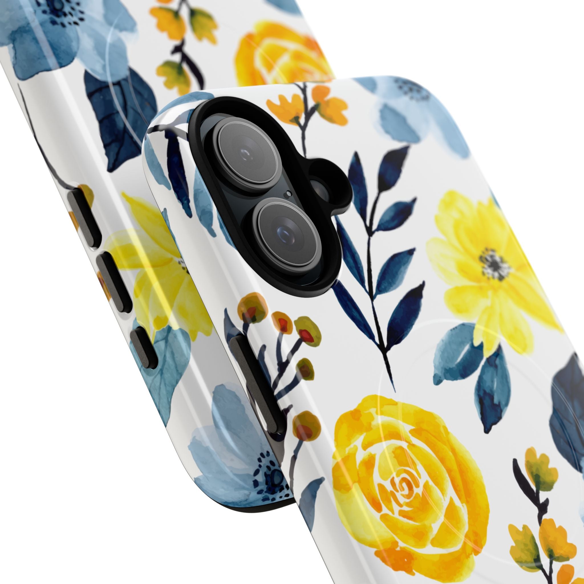 Golden Bloom iPhone 16 Plus hoesje - Tough+